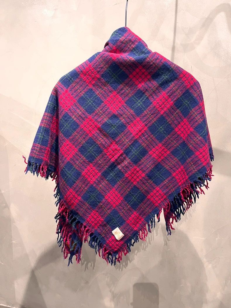 Vivienne Westwood Vivienne Westwood Rose blue checkered scarf Size ONE SIZE - 3 Thumbnail