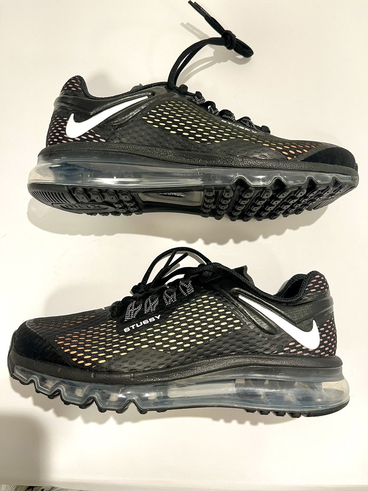 Nike NIKE AIR MAX 2013 STUSSY BLACK Size US 6 / EU 39 - 3 Thumbnail