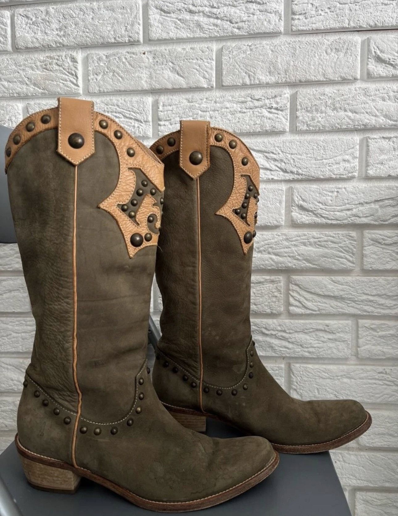 Moschino Moschino Jeans women leather cossack boots big logo Size US 8 / IT 38 - 12 Thumbnail