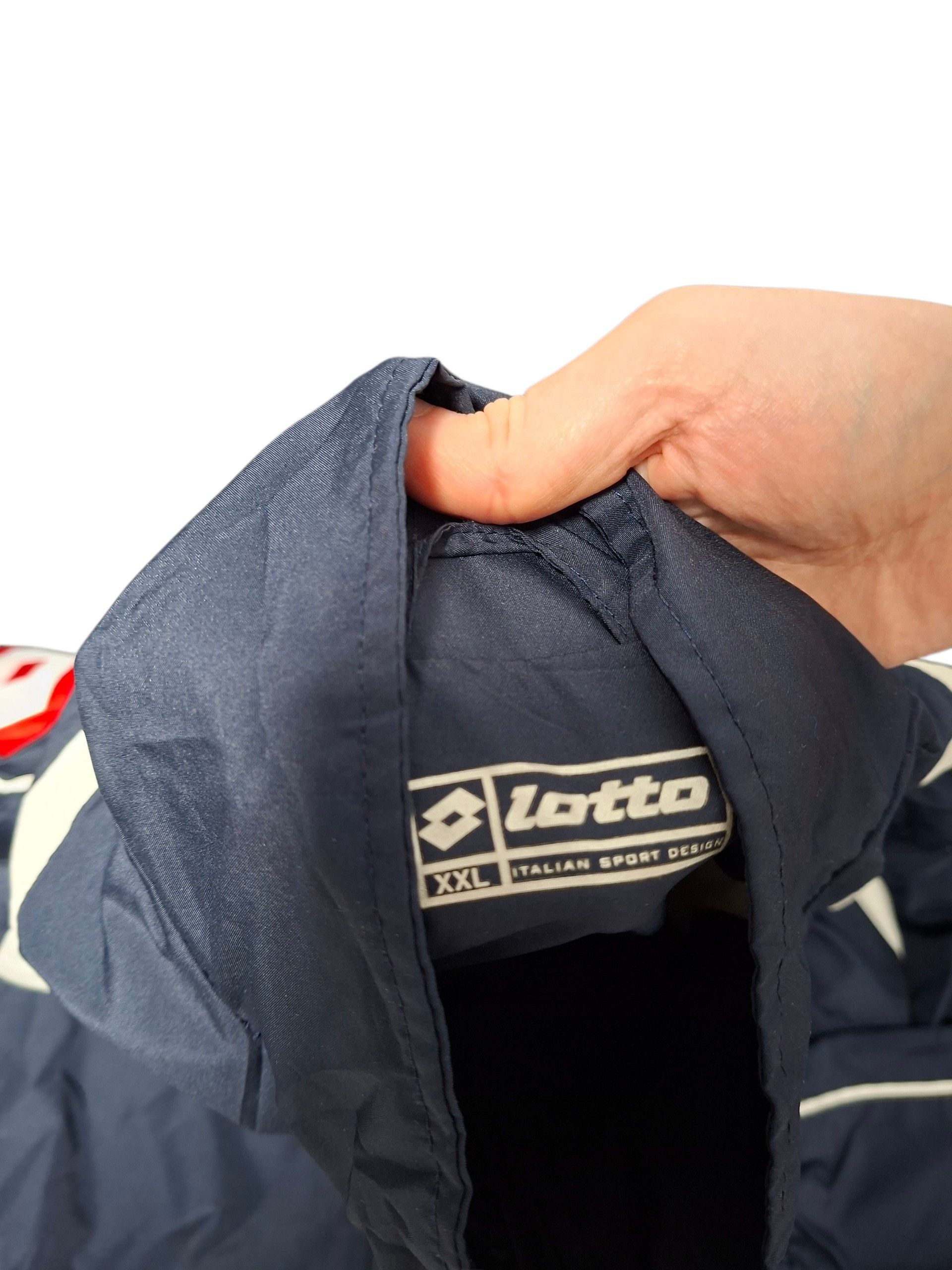 Lotto Sport LOTTO VINTAGE SOCCER NYLON TRACK JACKET Size US XXL / EU 58 / 5 - 4 Thumbnail