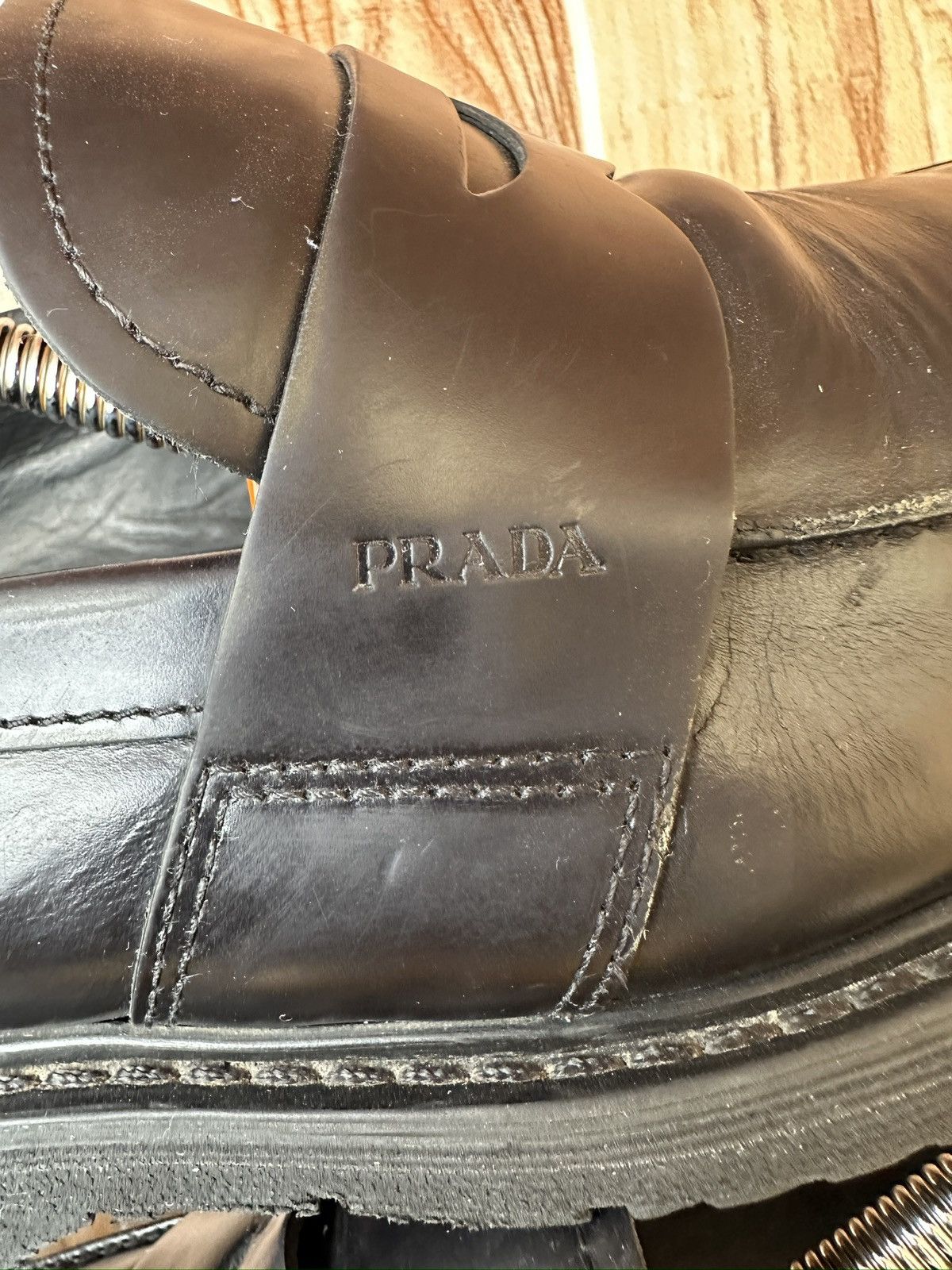 Prada Prada Penny Loafers Size US 10 / EU 43 - 16 Thumbnail