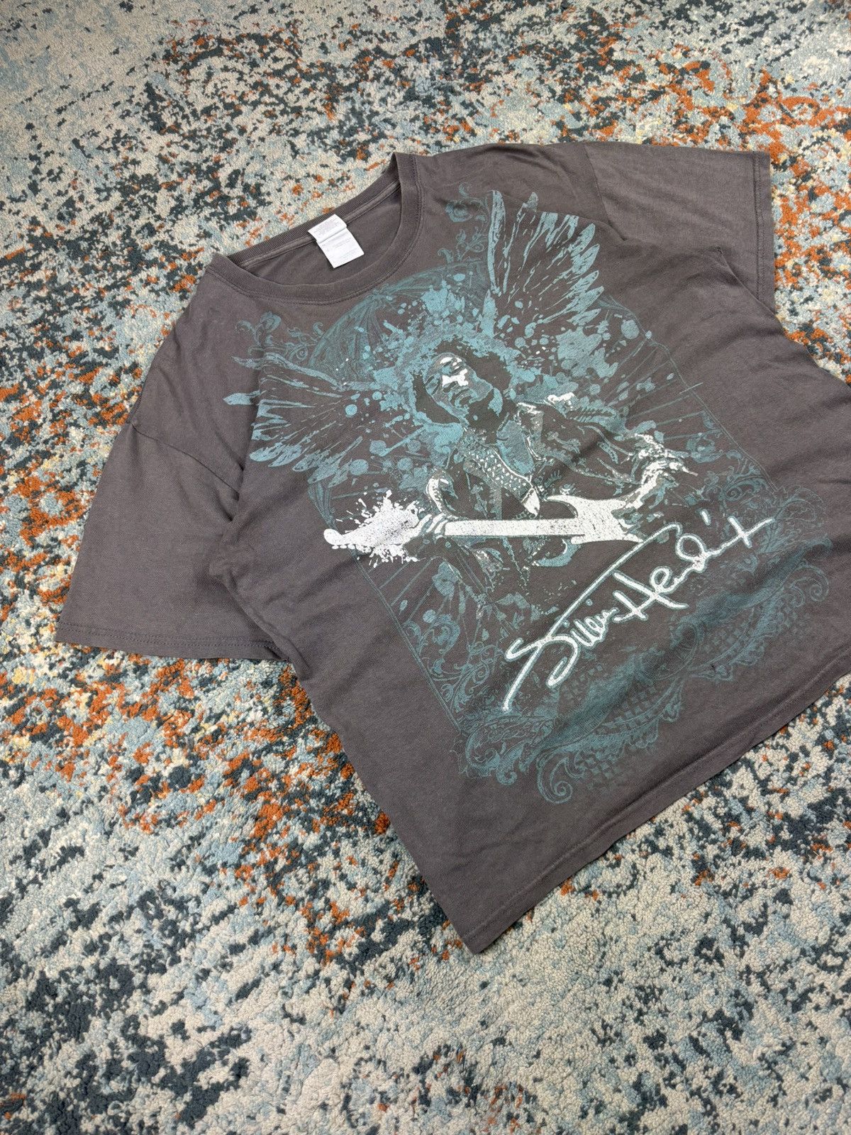 Jimi Hendrix Crazy vintage 2000s Jimi Hendrix faded washed gralhic tee Size US L / EU 52-54 / 3 - 3 Thumbnail