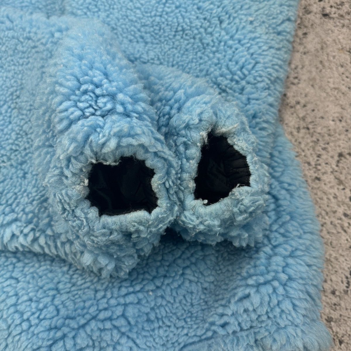 Balenciaga Balenciaga Oversized Baby Blue Teddy Fleece Size US XXL / EU 58 / 5 - 11 Thumbnail