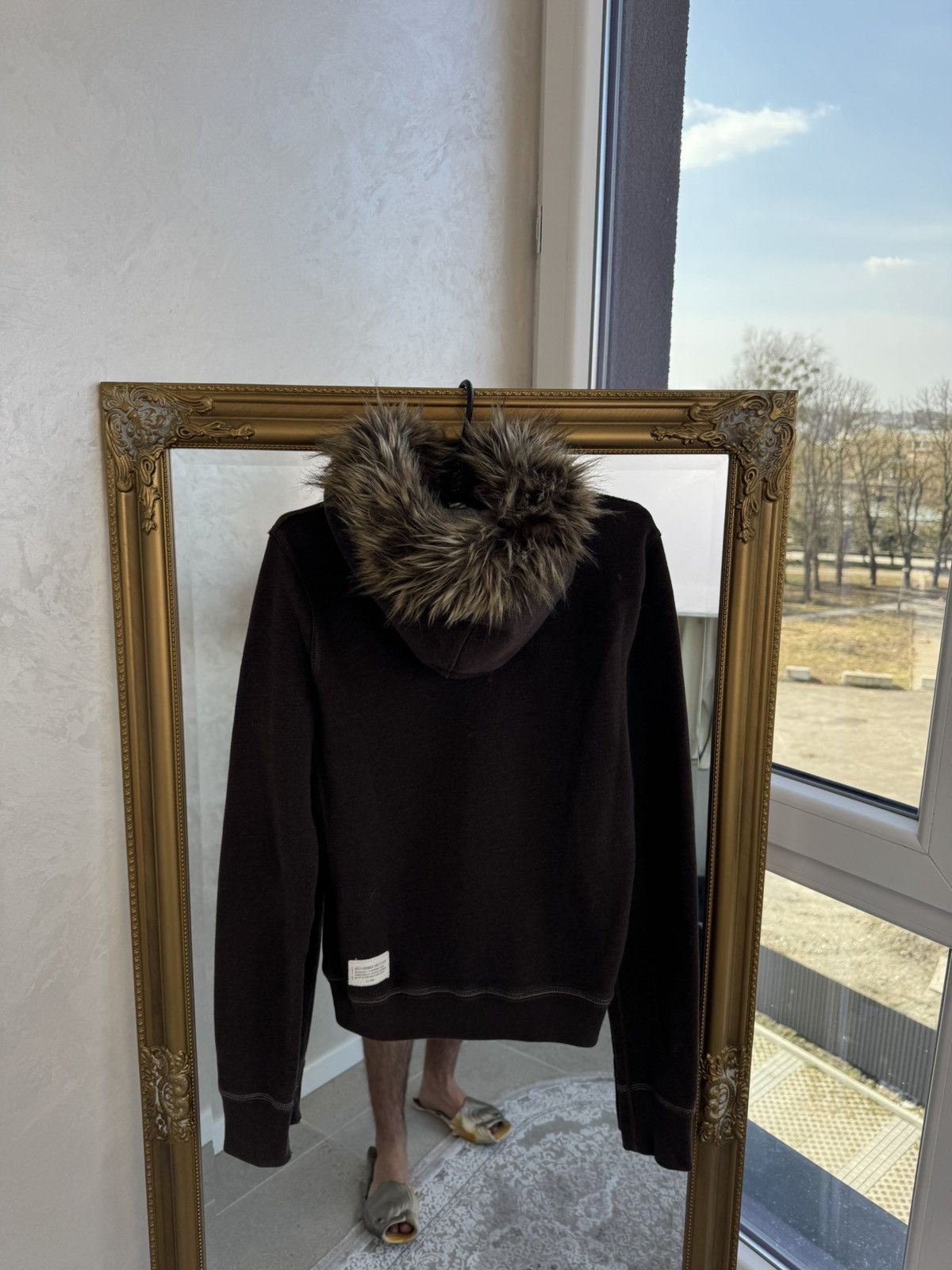 Abercrombie & Fitch Vtg Y2K If6was9 LGB Goa Vibe Abercrombie Fitch fur zip Hood Size S / US 4 / IT 40 - 6 Thumbnail