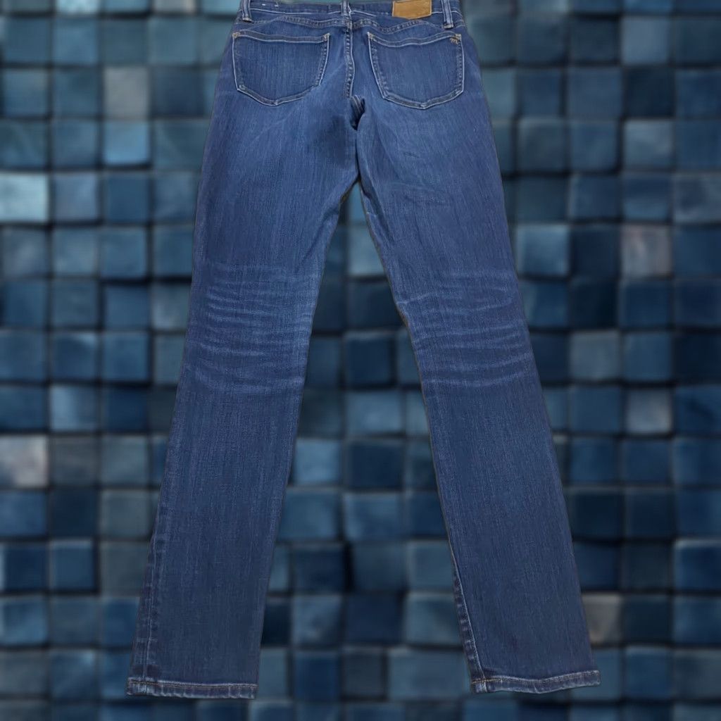 Madewell Madewell Jeans Blue Denim Dark Wash High Rise Skinny Tall 26 Womens 5-Pocket Stretch Pocket Solid Modern American Vintage: No Size 26" / US 2 / IT 38 - 1 Thumbnail