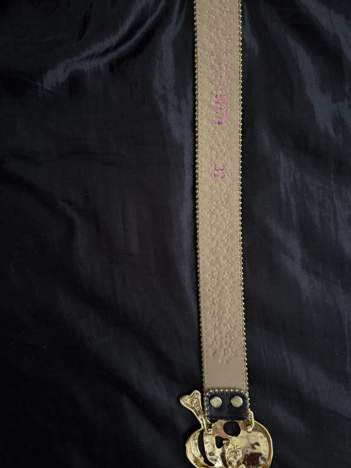 B.B. Simon The Murder Belt - Royal Gold Size 32 - 4 Thumbnail