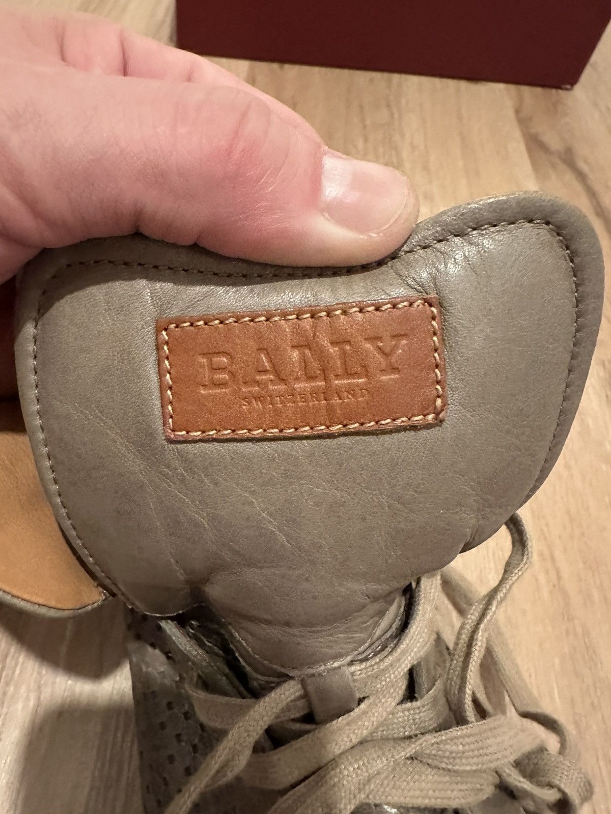 Bally Bally Men’s Sneakers Hi Top “OLIR” Tan Size 10M Size US 9.5 / EU 42-43 - 13 Thumbnail