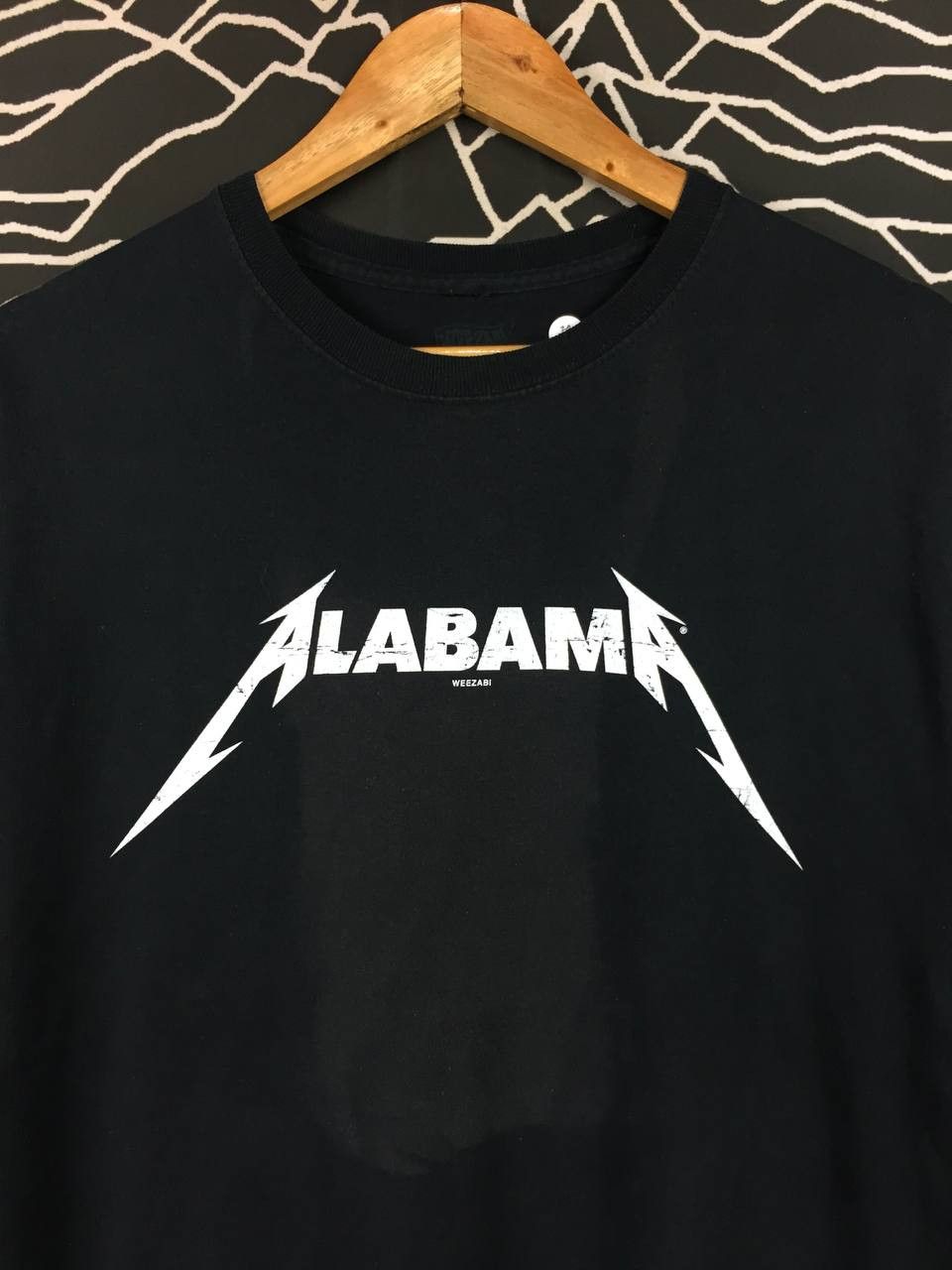 NCAA Alabama Metallica Font Parody Tee Weezabi Collegiate Apparel Size US M / EU 48-50 / 2 - 3 Thumbnail