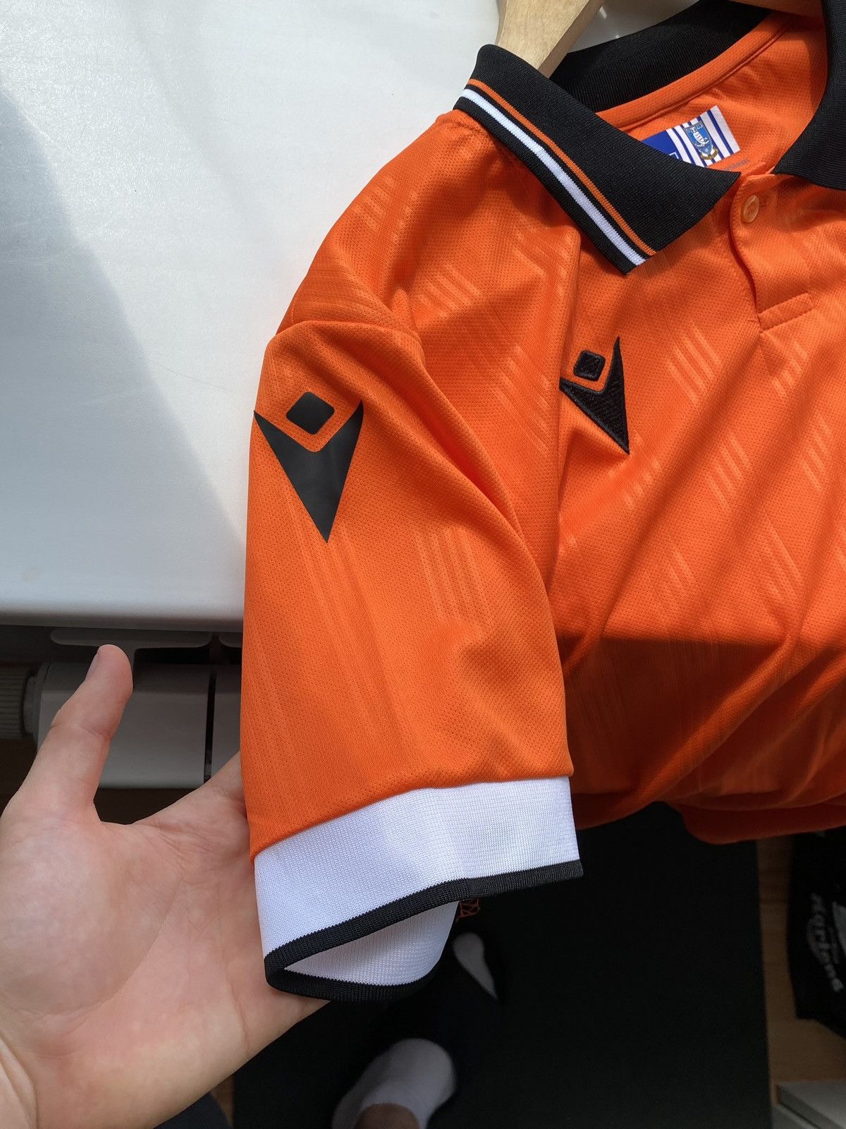 Macron Sheffield Wednesday 2024-2025 AwayFootball Shirt Orange Size US S / EU 44-46 / 1 - 6 Thumbnail