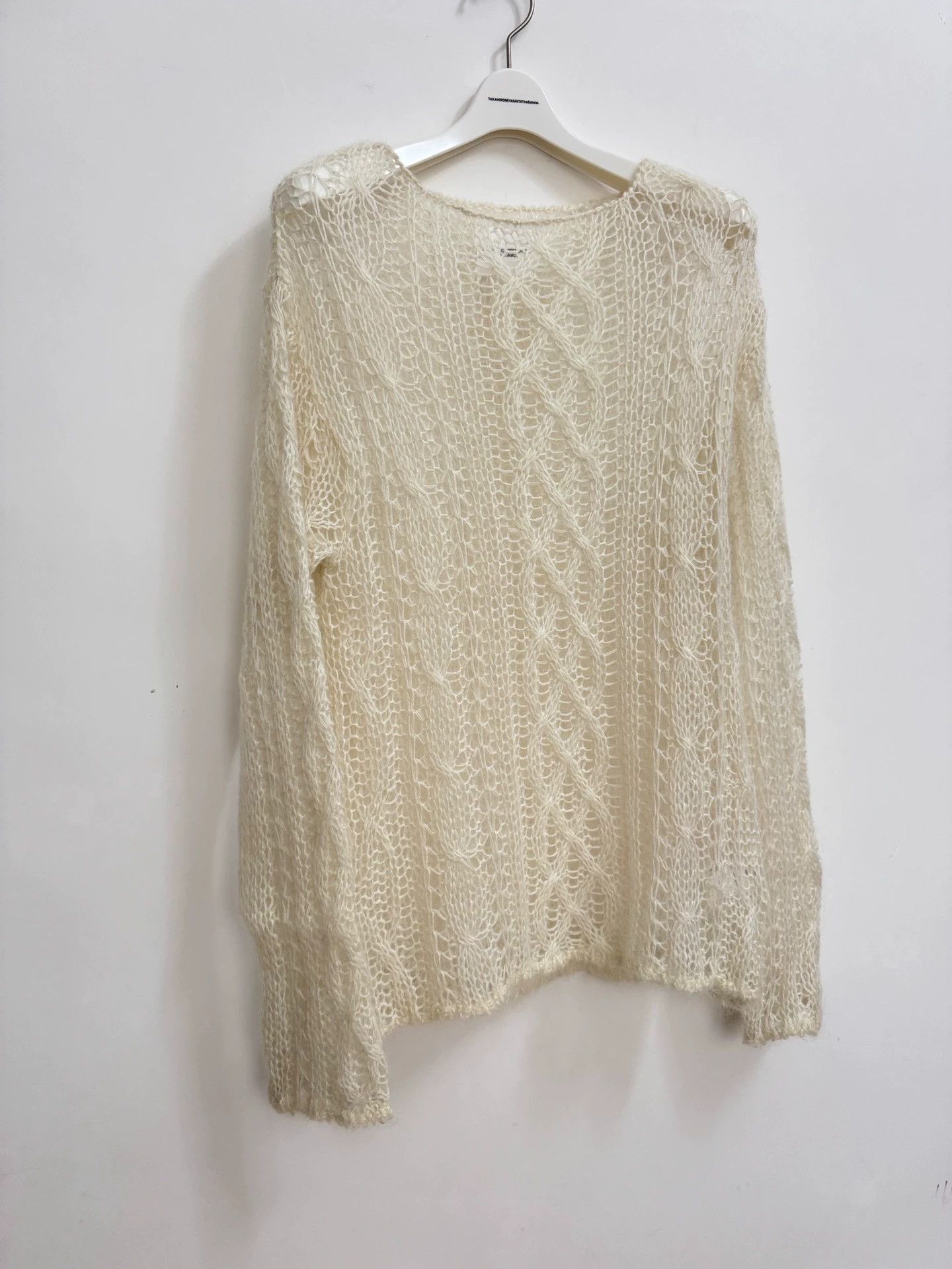 Takahiromiyashita The Soloist. TAKAHIROMIYASHITA THE soloist open knit sweater 44 Size US S / EU 44-46 / 1 - 5 Thumbnail