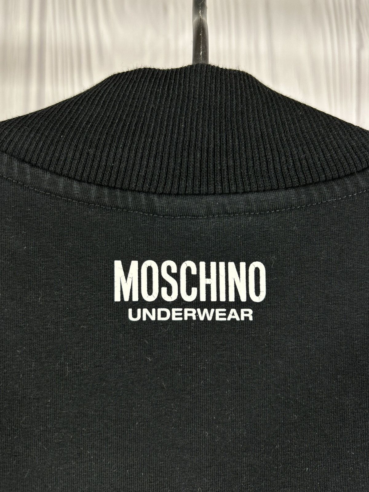 Moschino Moschino 1/3 Half Zip Sweatshirt Size L Black Underwear Size US L / EU 52-54 / 3 - 11 Thumbnail