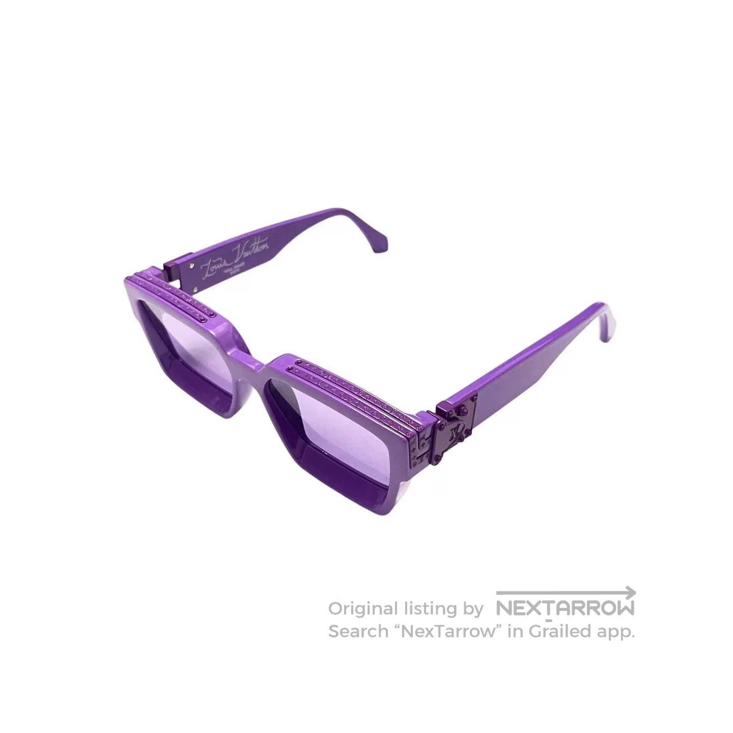 Louis Vuitton Louis Vuitton Purple Millionaire Sunglasses. Size ONE SIZE - 2 Thumbnail