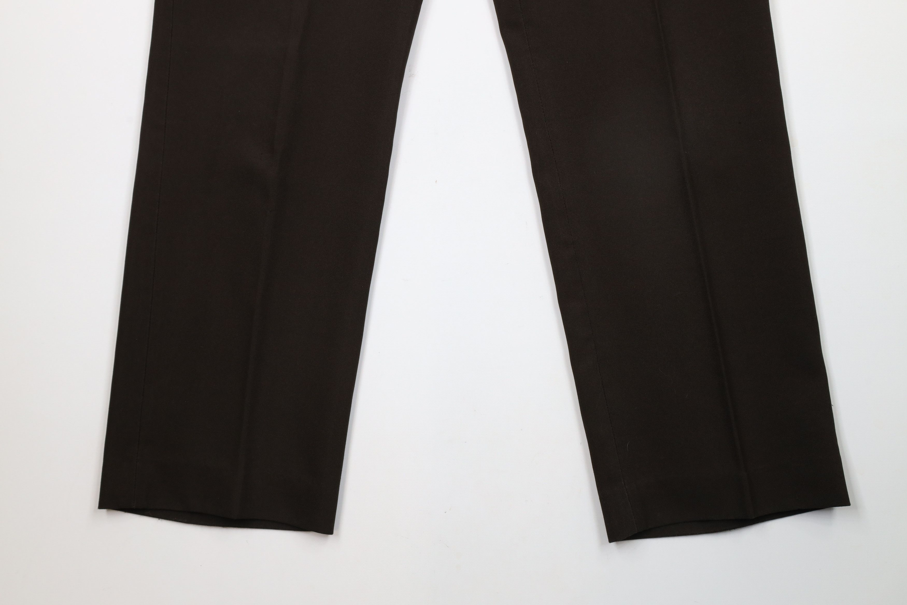 Vintage Vintage 70s Streetwear Wide Leg Knit Chino Pants Brown USA Size US 34 / EU 50 - 4 Thumbnail