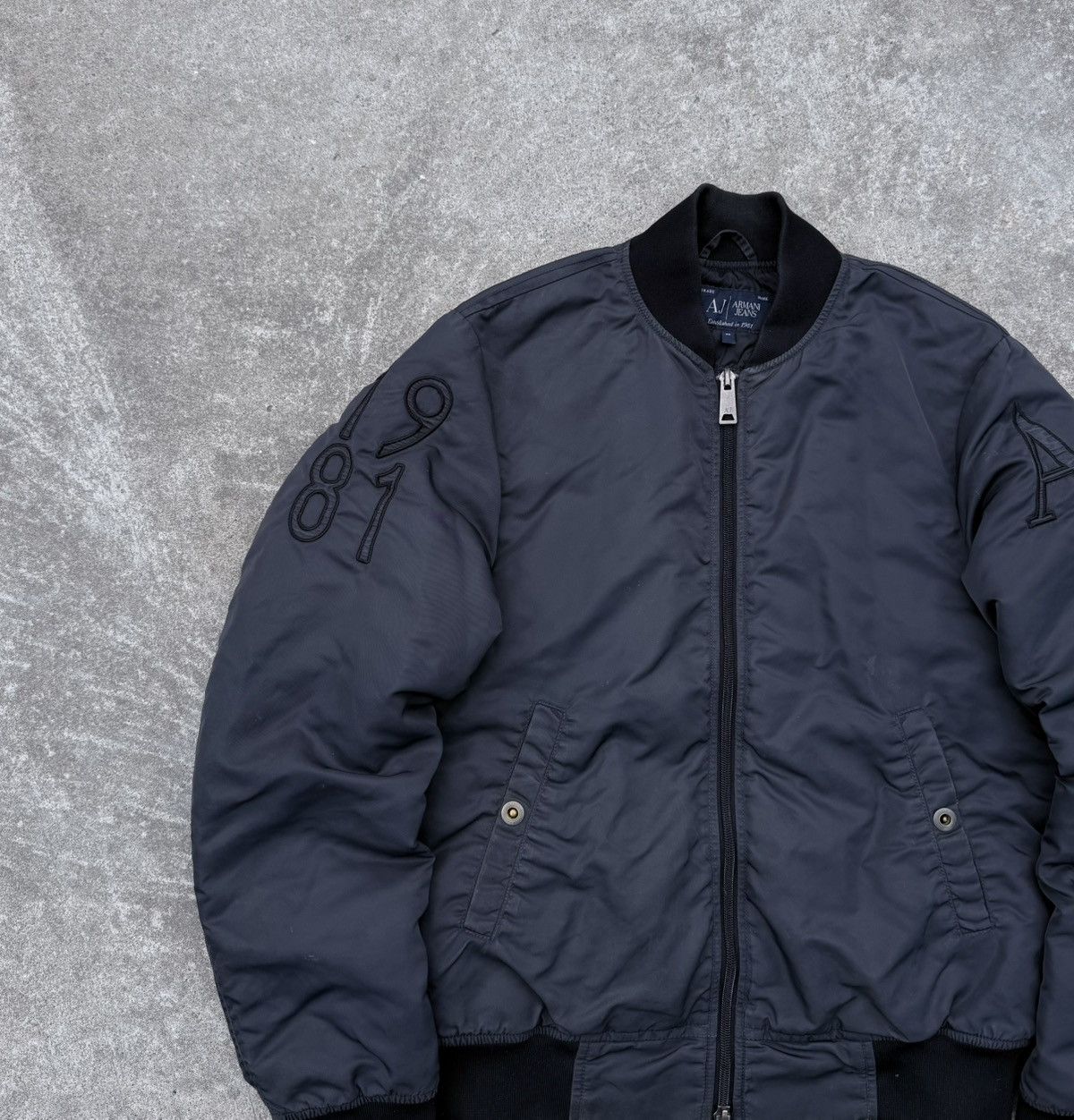 Armani × Vintage Vintage RARE Armani Y2K streetwear avantgarde luxury bomber Size US M / EU 48-50 / 2 - 7 Thumbnail