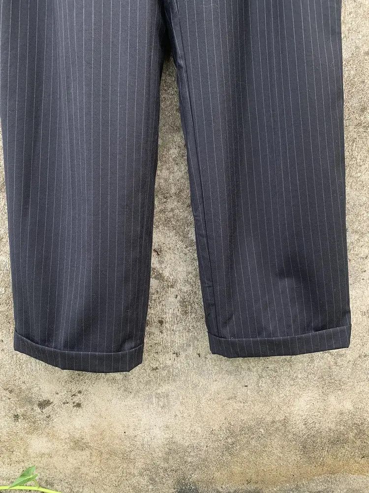 Balmain 2003 Balmain stripe black formal trouser Size US 29 - 3 Thumbnail
