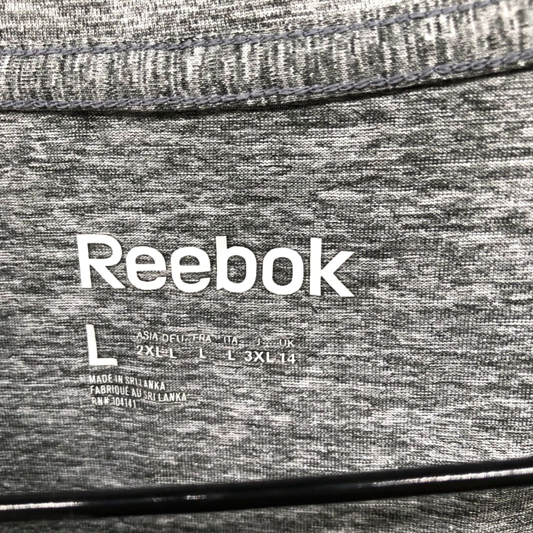 Reebok Reebok Active Tank Top Womens L Gray Heather V-Neck Athletic Gym Yoga Workout Size L / US 10 / IT 46 - 5 Thumbnail