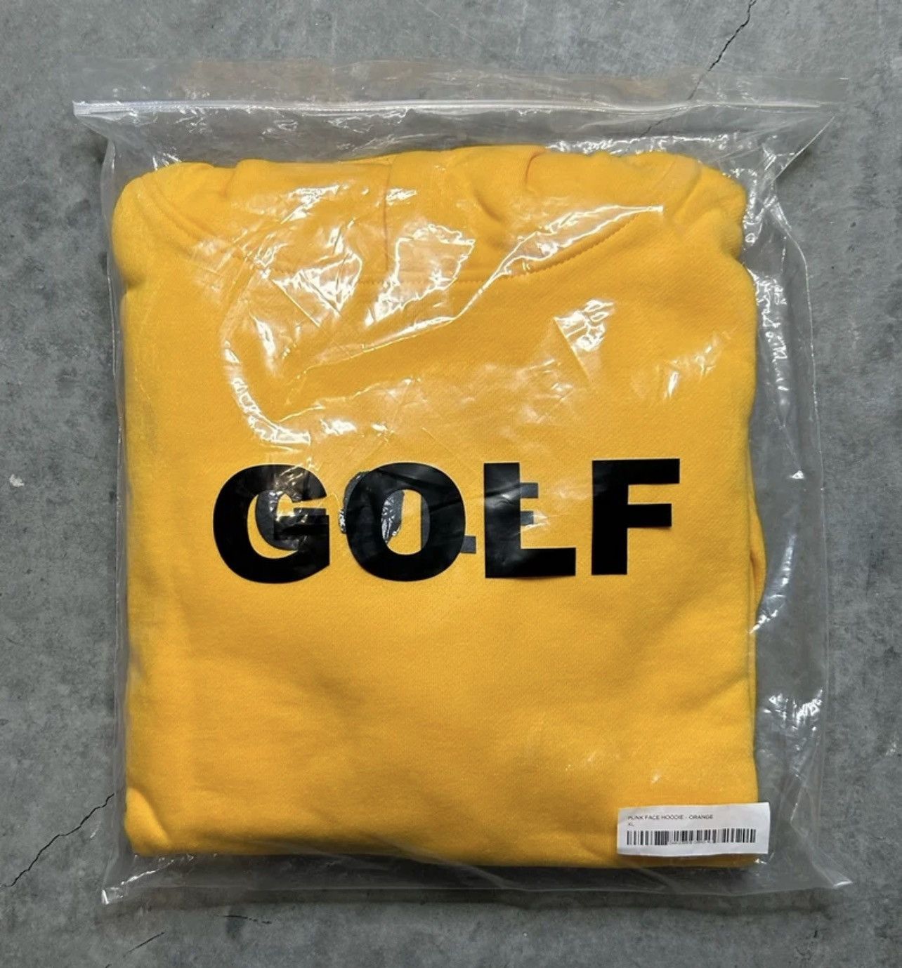 Golf Wang PUNK FACE HOODIE (SIZE XL) (ORANGE) - GOLF WANG Size US XL / EU 56 / 4 - 1 Preview