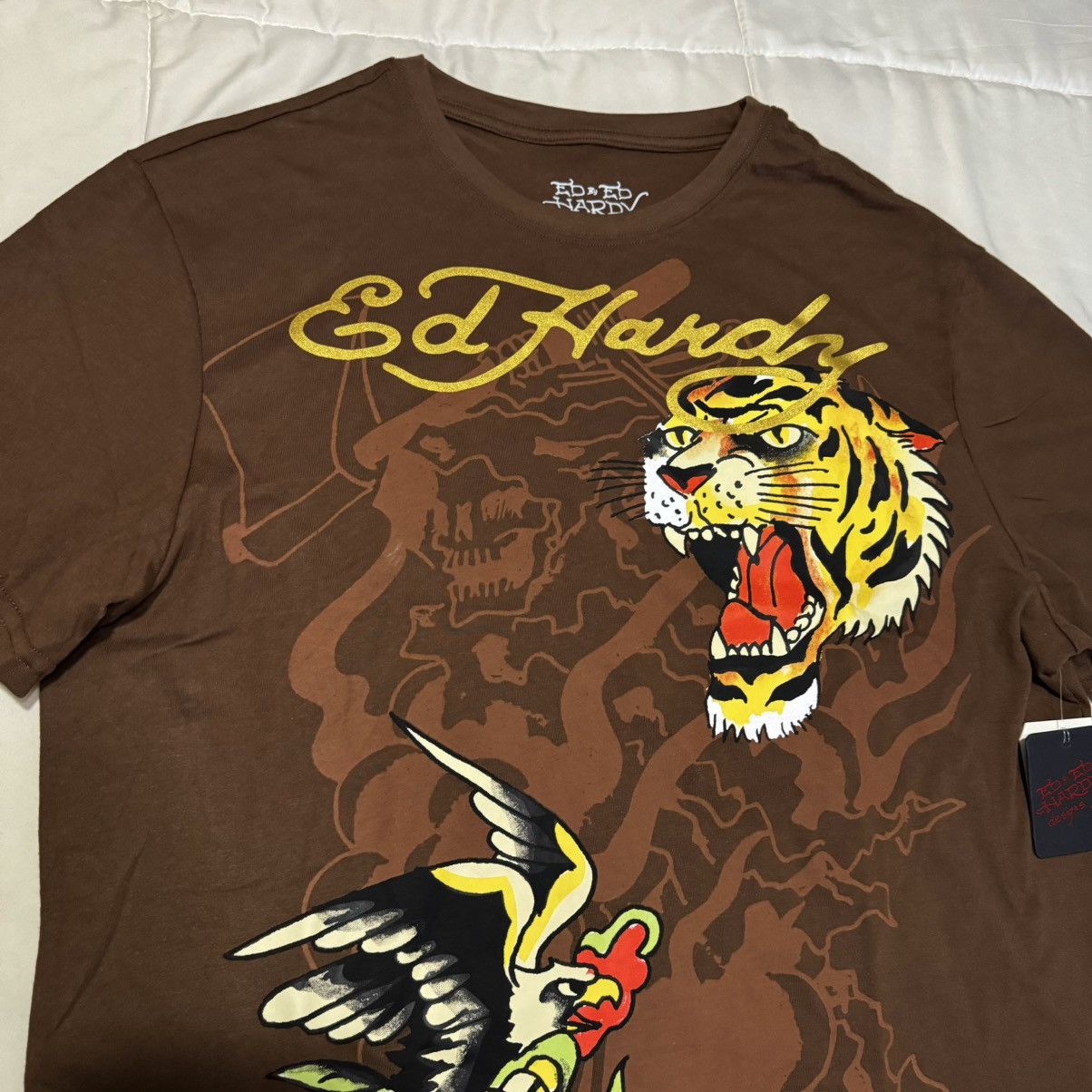 Ed Hardy Vintage Ed Hardy Graphic Tee Shirt Size US L / EU 52-54 / 3 - 4 Thumbnail