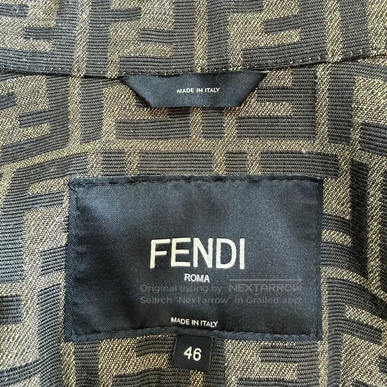 Fendi Fendi Monogrammed Double F Logo Jacket Size US S / EU 44-46 / 1 - 3 Thumbnail