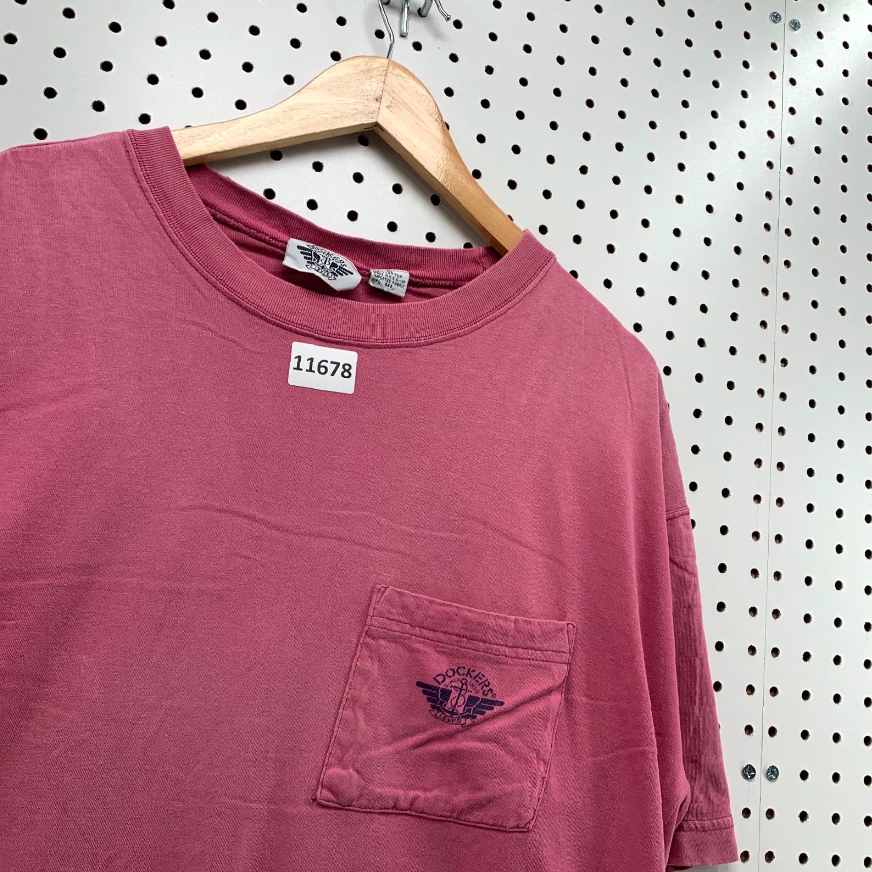 Dockers Vintage Dockers Pocket Shirt Mens Large Red Short Sleeve 90s USA Made Size L Size US L / EU 52-54 / 3 - 6 Thumbnail