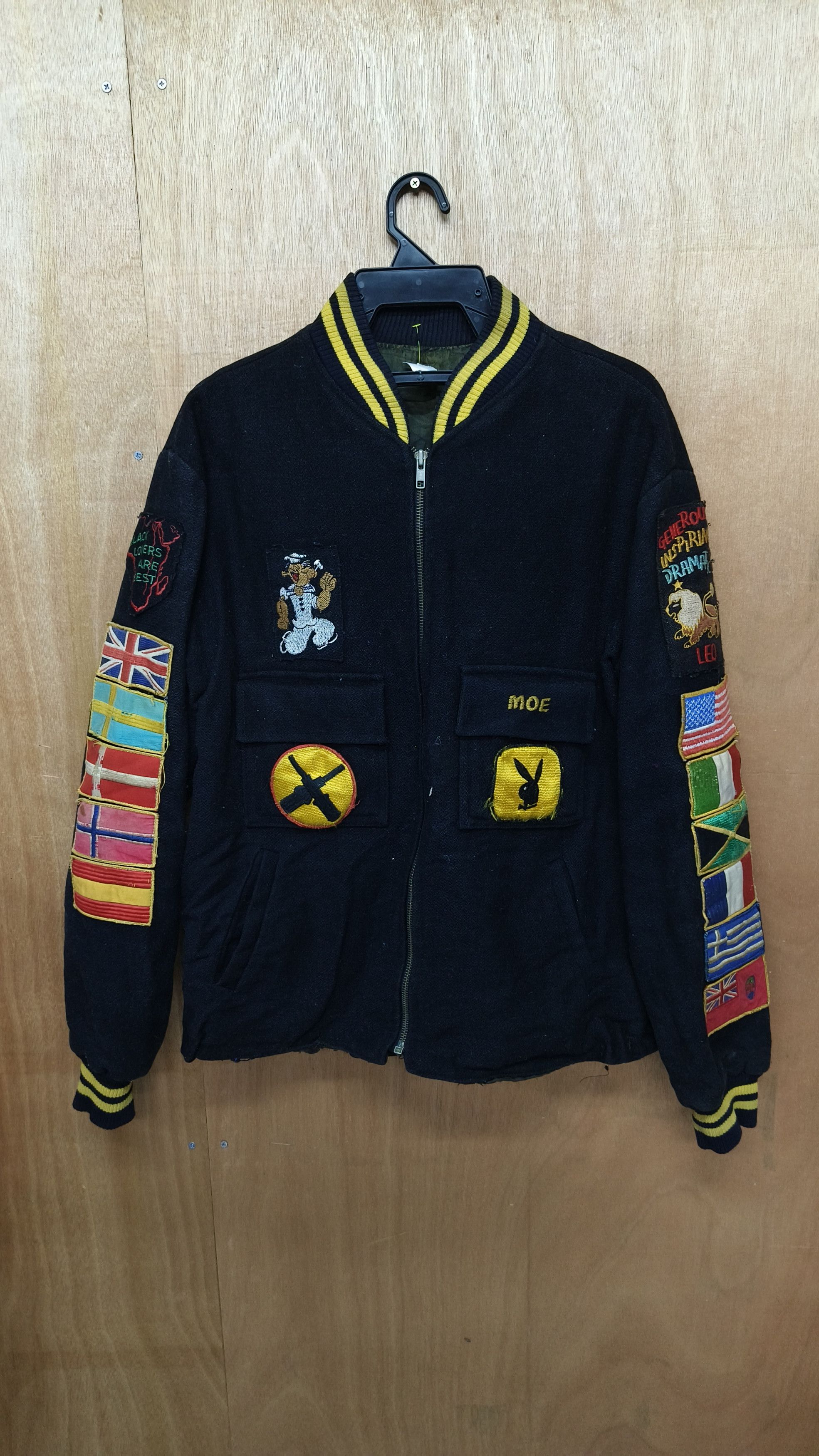 Other Vintage 1987 US Navy Med Cruise Wool Combat Patch 80s Size US XL / EU 56 / 4 - 2 Thumbnail