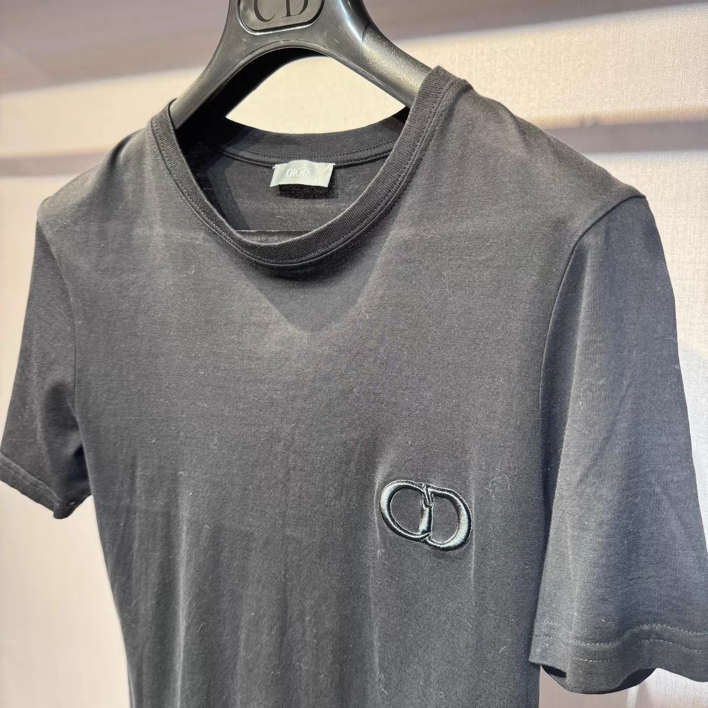Dior Dior knit logo black short sleeve tee S new Size US S / EU 44-46 / 1 - 5 Thumbnail