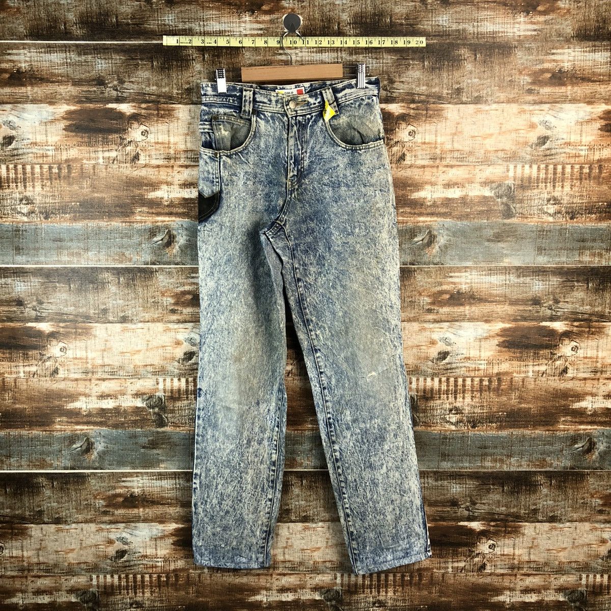 Vintage Gold Rush vintage sand Blue Denim Pants #A2127 Size US 27 - 1 Thumbnail