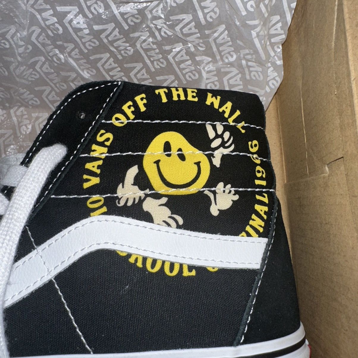 Vans × Zumiez Vans Sk8-Hi Better Day Black & White Skate Shoes Size US 10.5 / EU 43-44 - 6 Thumbnail