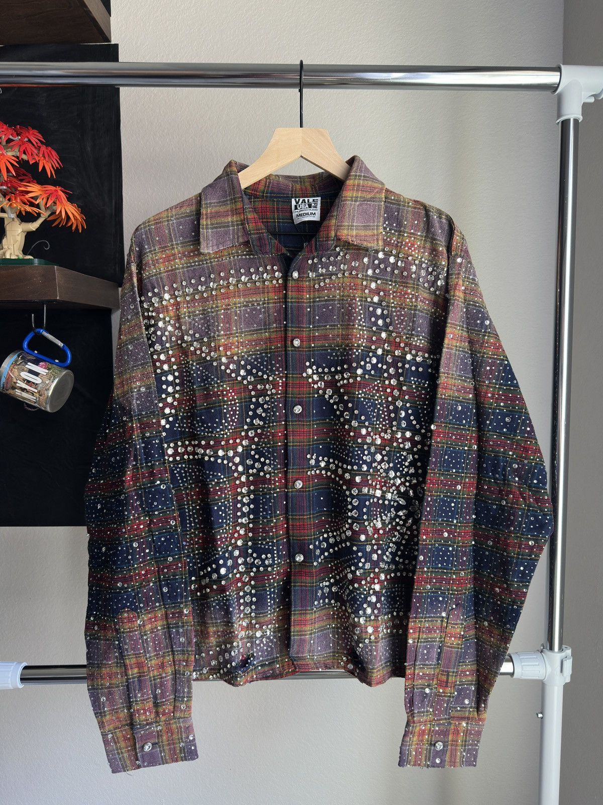 Vale Purple Fever Crystal Flannel Size US M / EU 48-50 / 2 - 1 Thumbnail