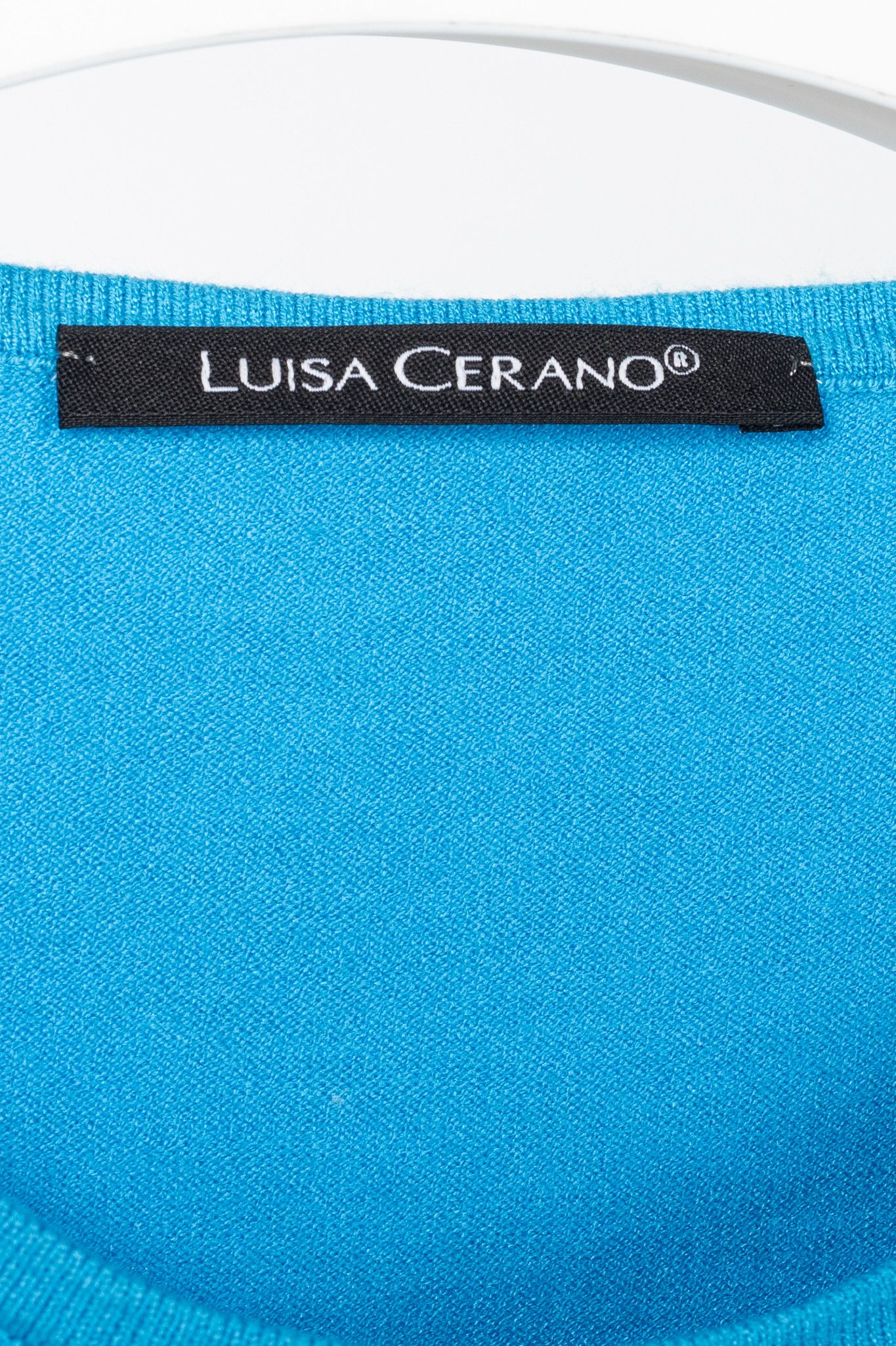 Luisa Cerano Luisa Cerano Blue Knit Sweater Vest Size M / US 6-8 / IT 42-44 - 4 Thumbnail