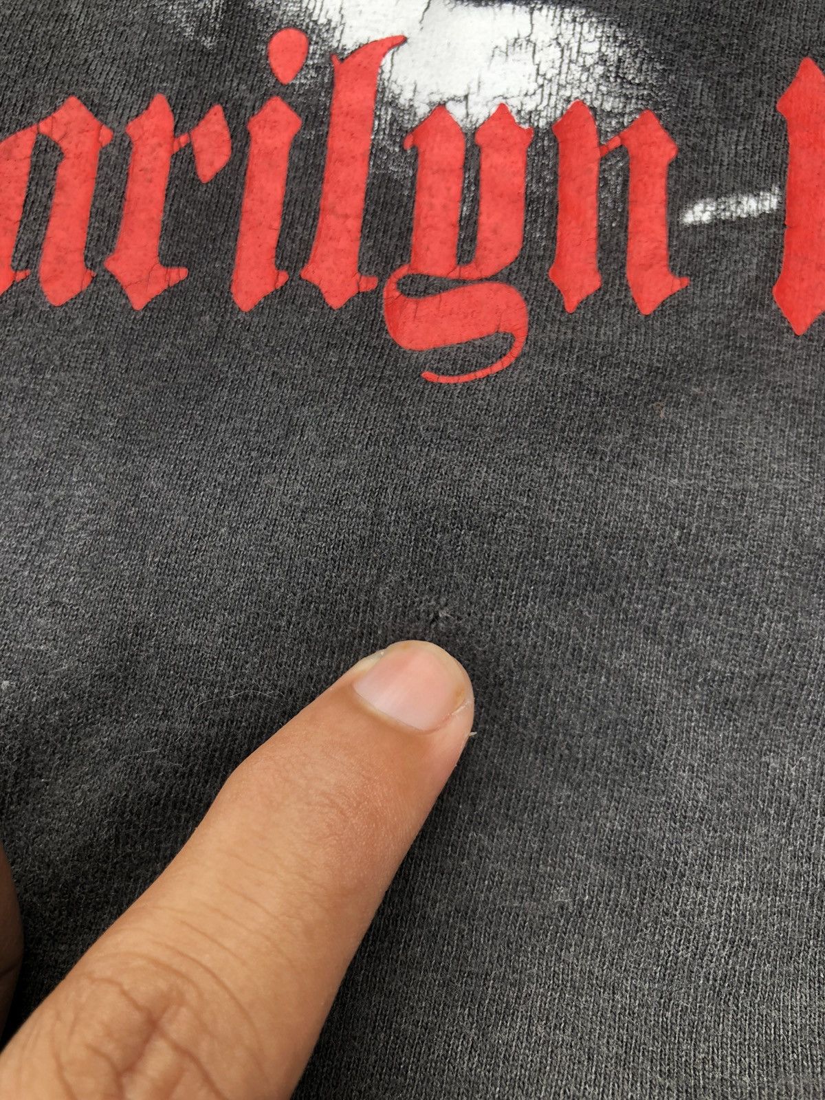 Band Tees × Marilyn Manson × Vintage Rare!! Vintage 2001 Marilyn Manson LongSleeve Bootleg Tee Size US S / EU 44-46 / 1 - 5 Thumbnail