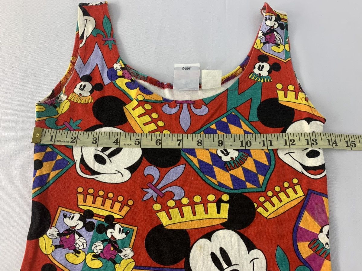 Disney Disney Mickey Mouse Tank Top Singlet All Over Printed Size XS / US 0-2 / IT 36-38 - 8 Thumbnail