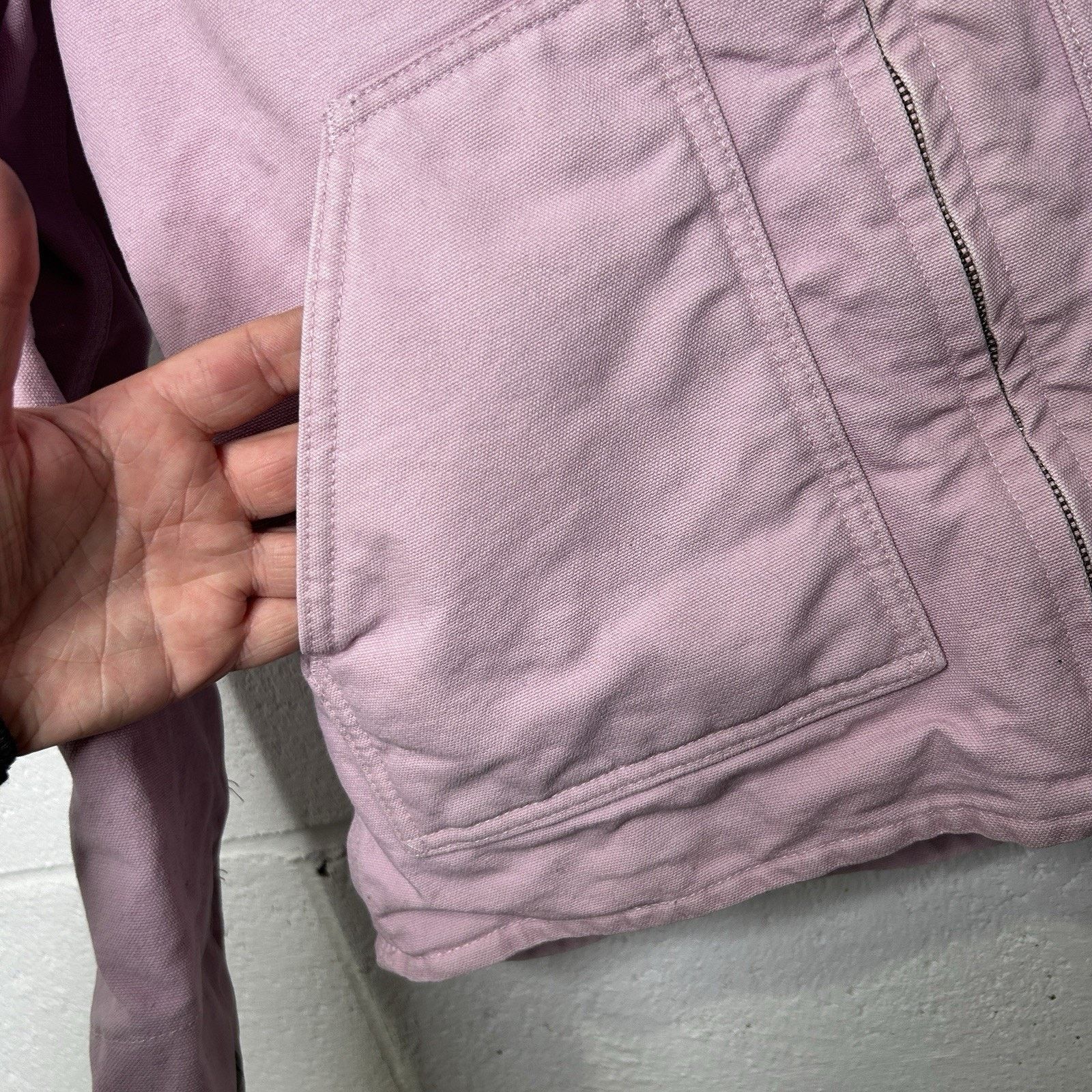 Carhartt Carhartt Sherpa-Lined Canyon Jacket “Light Pink” WJ022 FPL Size S / US 4 / IT 40 - 6 Thumbnail