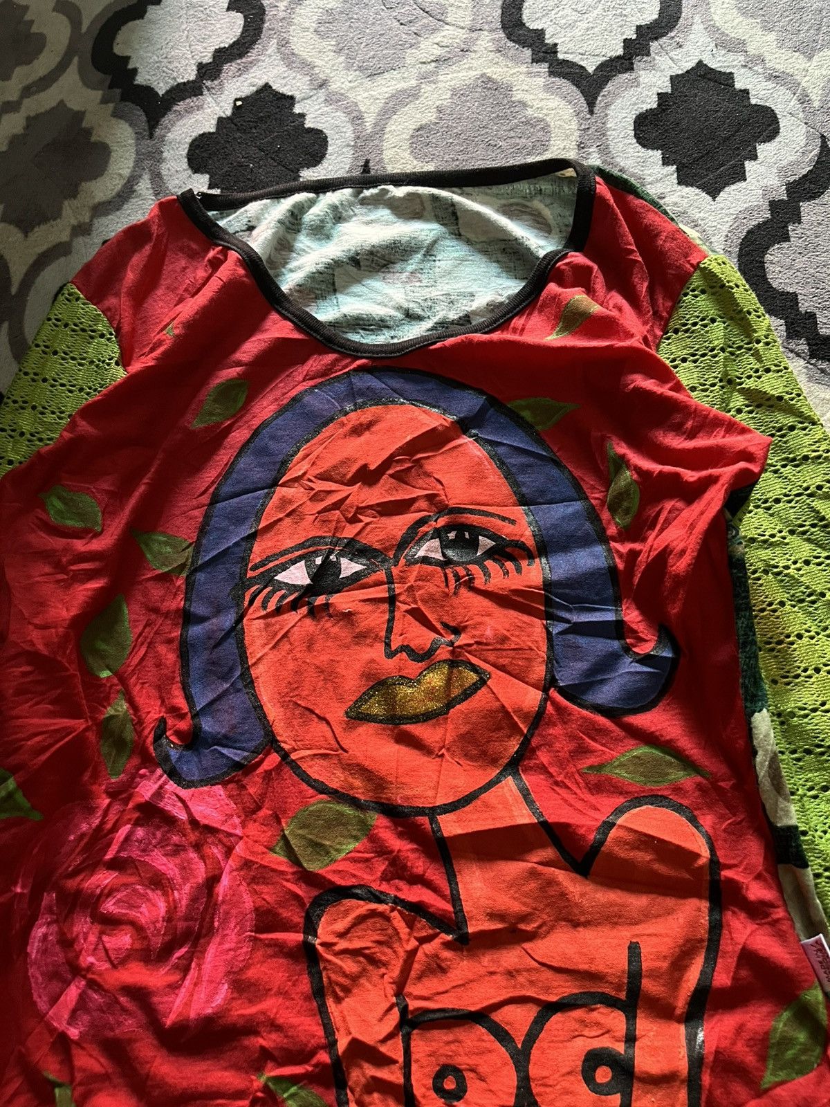 Hysteric Glamour 2000s unknwn art thailand mesh y2k tshirt Size M / US 6-8 / IT 42-44 - 3 Thumbnail