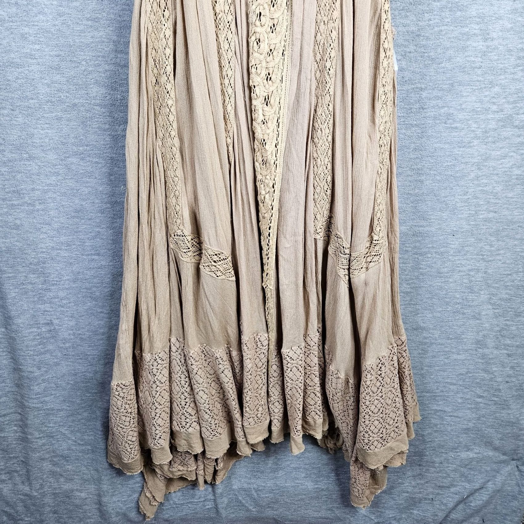 Area AREA STARS Dress Halter Lace Exposed Back XS NEW Color Multicolor Pattern Stars Solid A-Line Short Sleeve Women Slip Dress Casual Size XS / US 0-2 / IT 36-38 - 3 Thumbnail