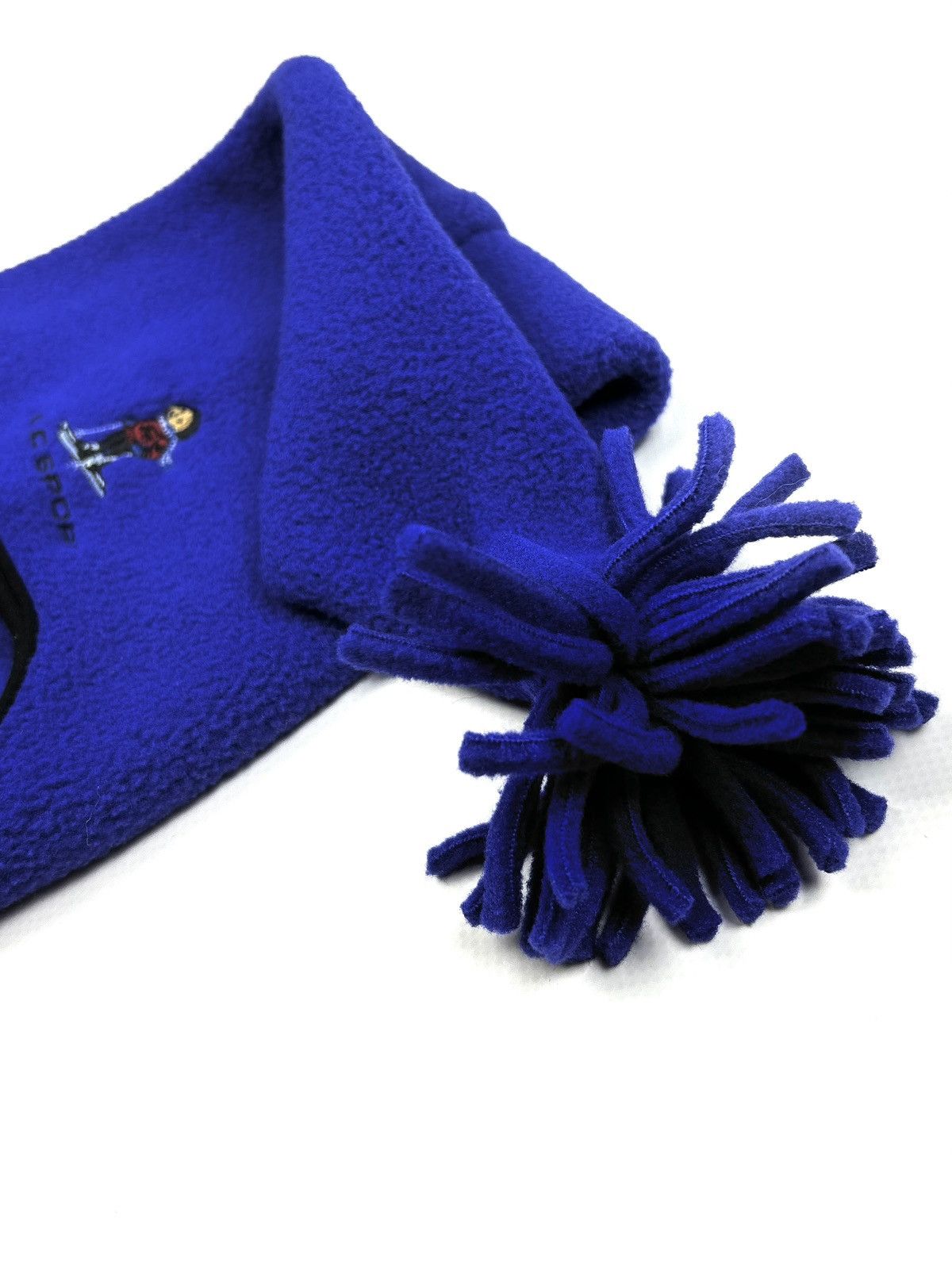 Ralph Lauren 90s Polo Bear Ralph Lauren Fleece Tassel Hat USA Vintage Size ONE SIZE - 6 Thumbnail