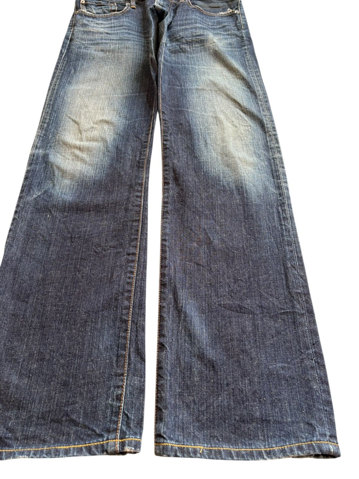 Edwin Vintage Edwin 503R Blue Wash Loose Jeans Size US 34 / EU 50 - 7 Thumbnail