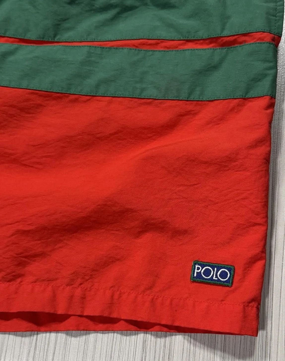 Vintage Polo Ralph Lauren Striped Swim Trunks (Size M)