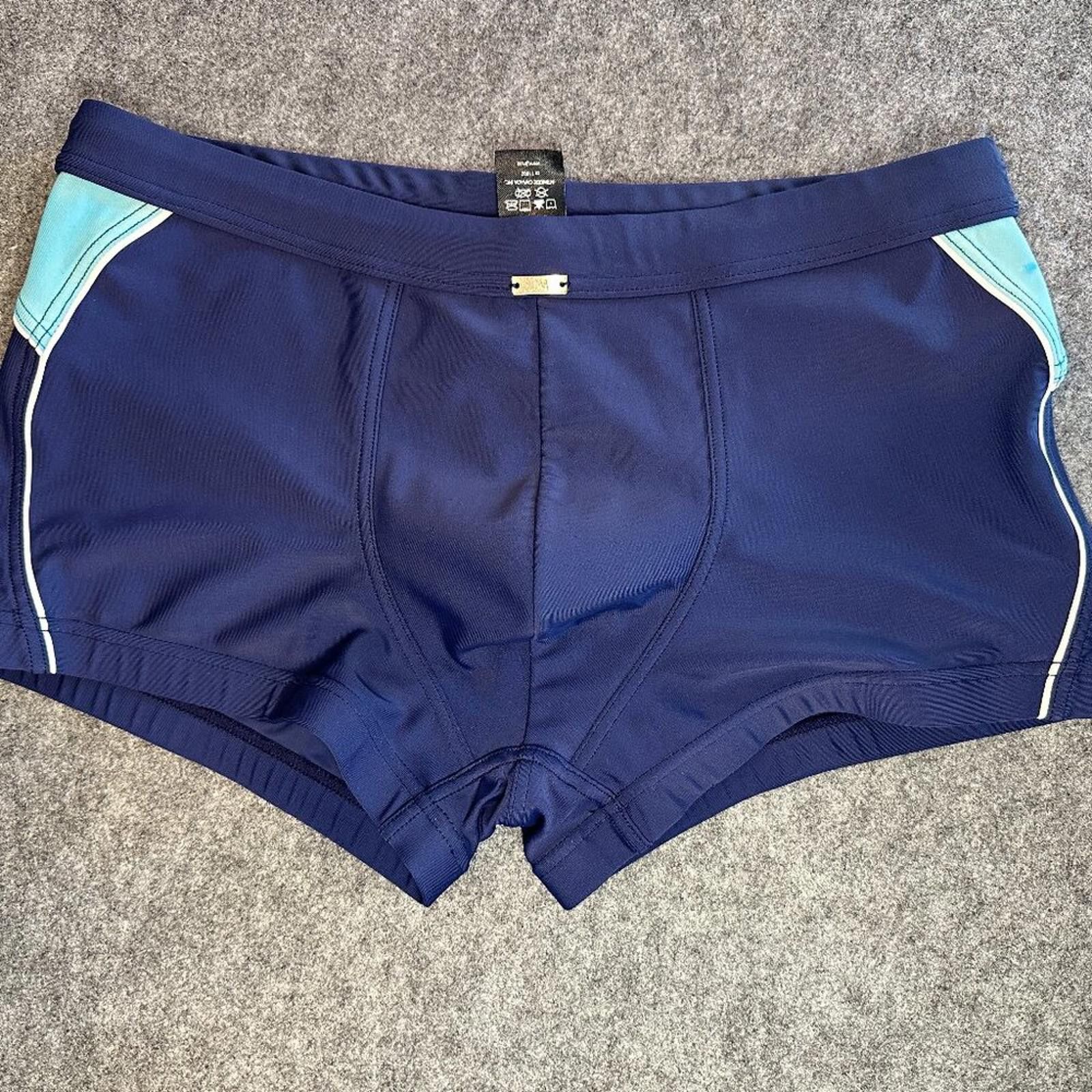 Other JJMalibu Men’s Swim Trunks – Size XL – Navy Blue with Aqua Size US 36 / EU 52 - 1 Thumbnail
