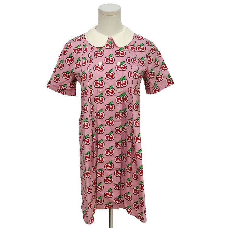 Gucci Gucci GG Apple Print Mini Dress Size 40 Size S / US 4 / IT 40 - 1 Thumbnail