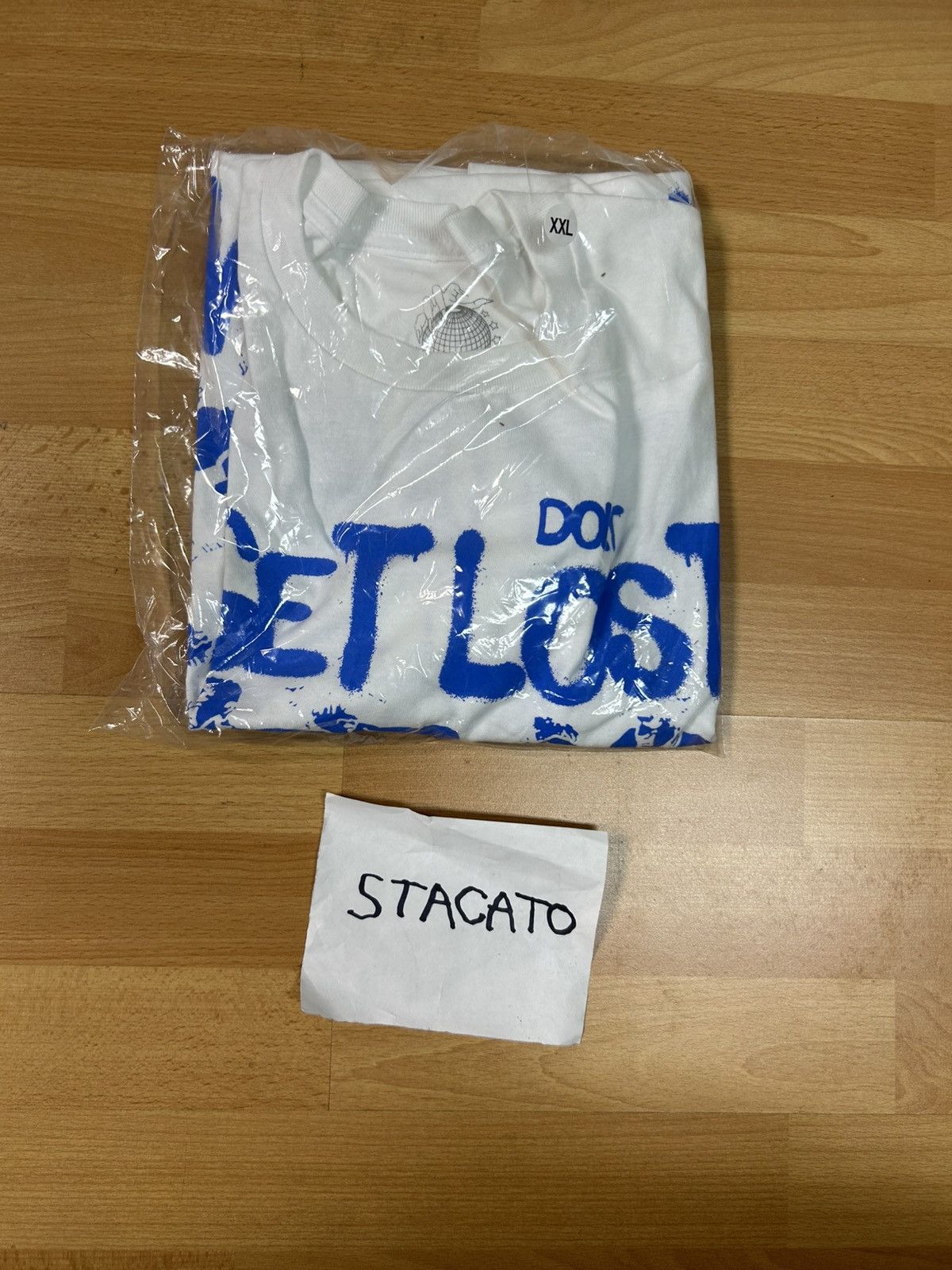 Rap Tees × Vintage $NOT Don’t Get Lost in the Mosh Pit Tee White/Blue XXL Size US XXL / EU 58 / 5 - 2 Thumbnail