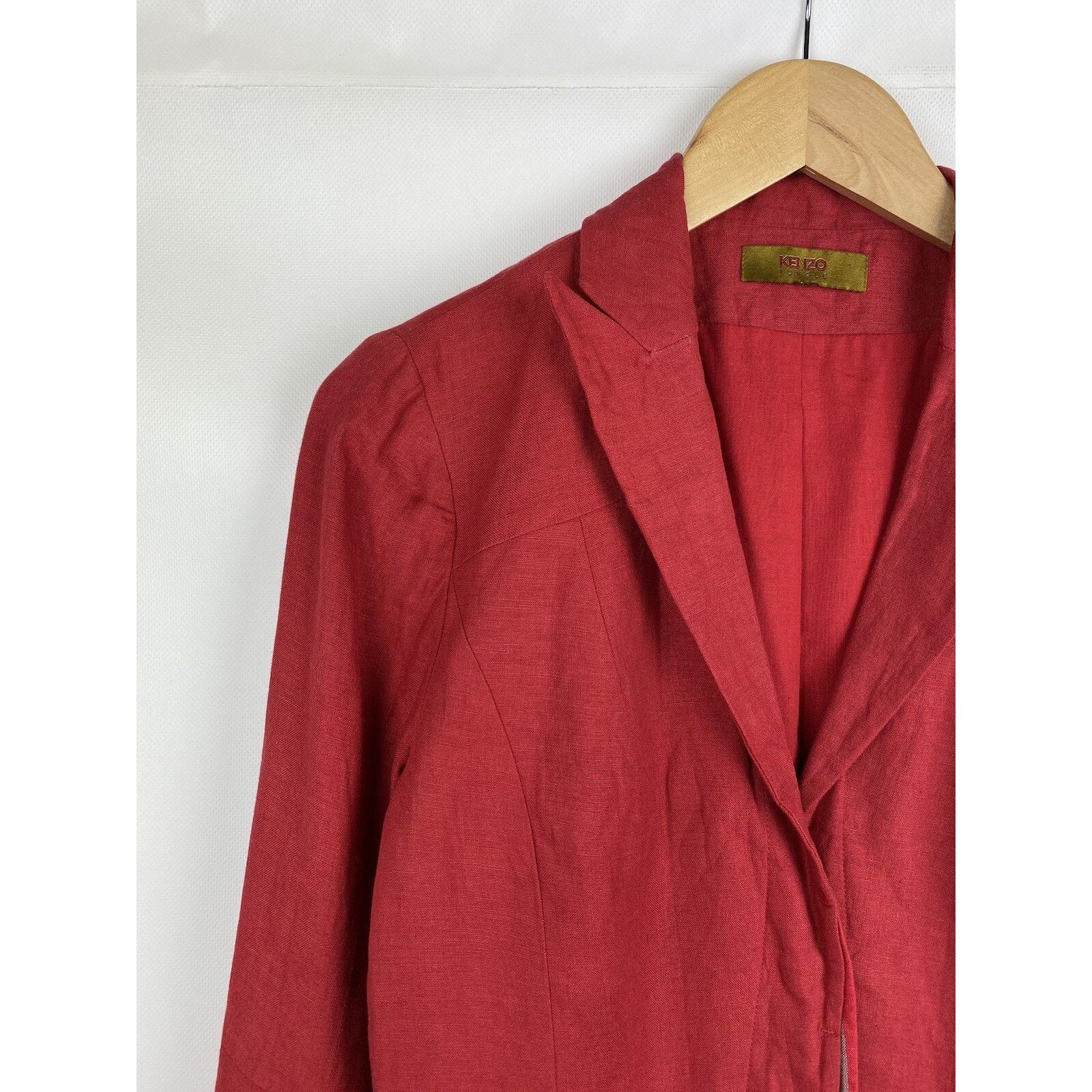 Kenzo Kenzo Jungle vintage ladies linen blazer jacket size ~ 38 Size M / US 6-8 / IT 42-44 - 4 Thumbnail