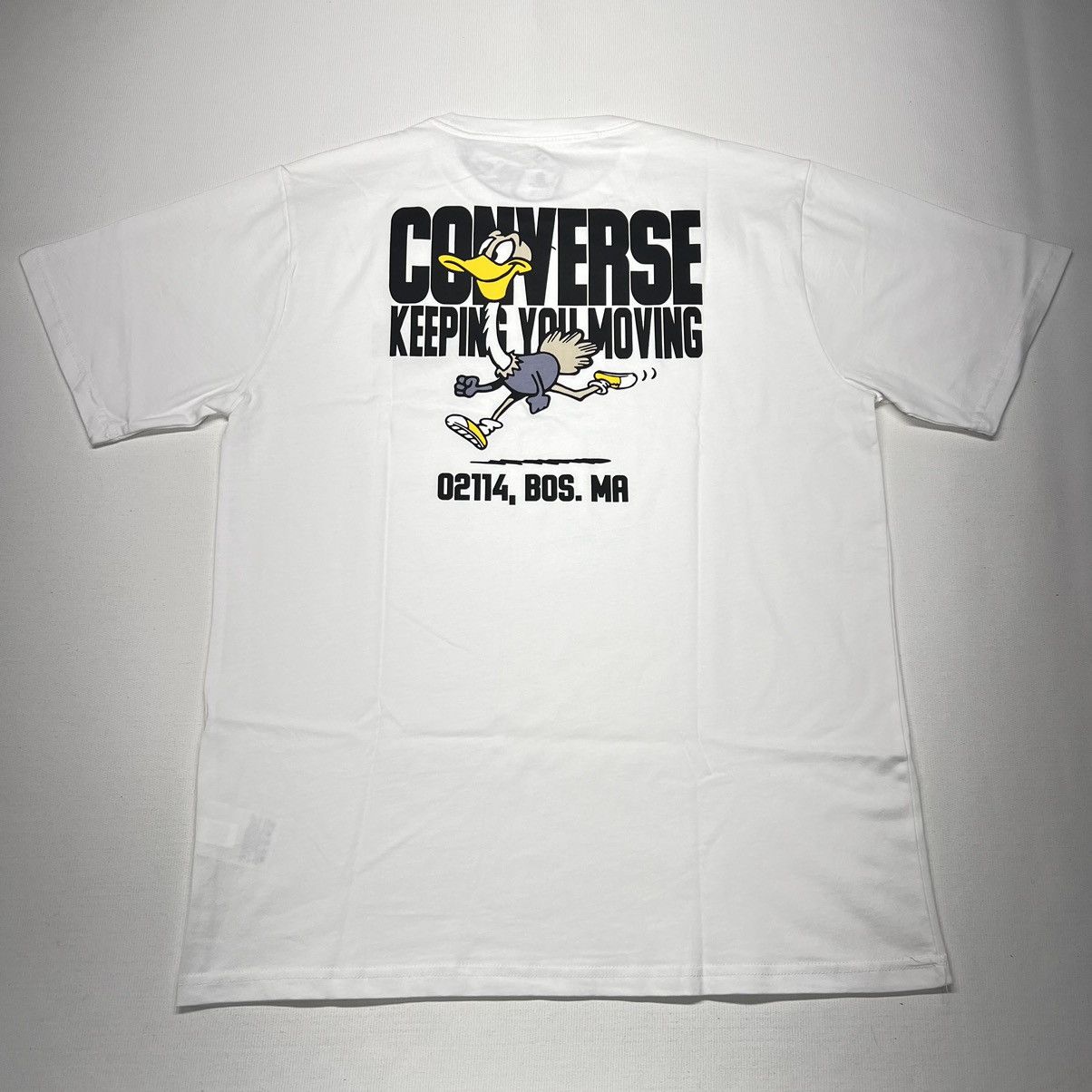 Converse Converse Tee Shirt White Bird Boston Running All Star Size US L / EU 52-54 / 3 - 1 Thumbnail