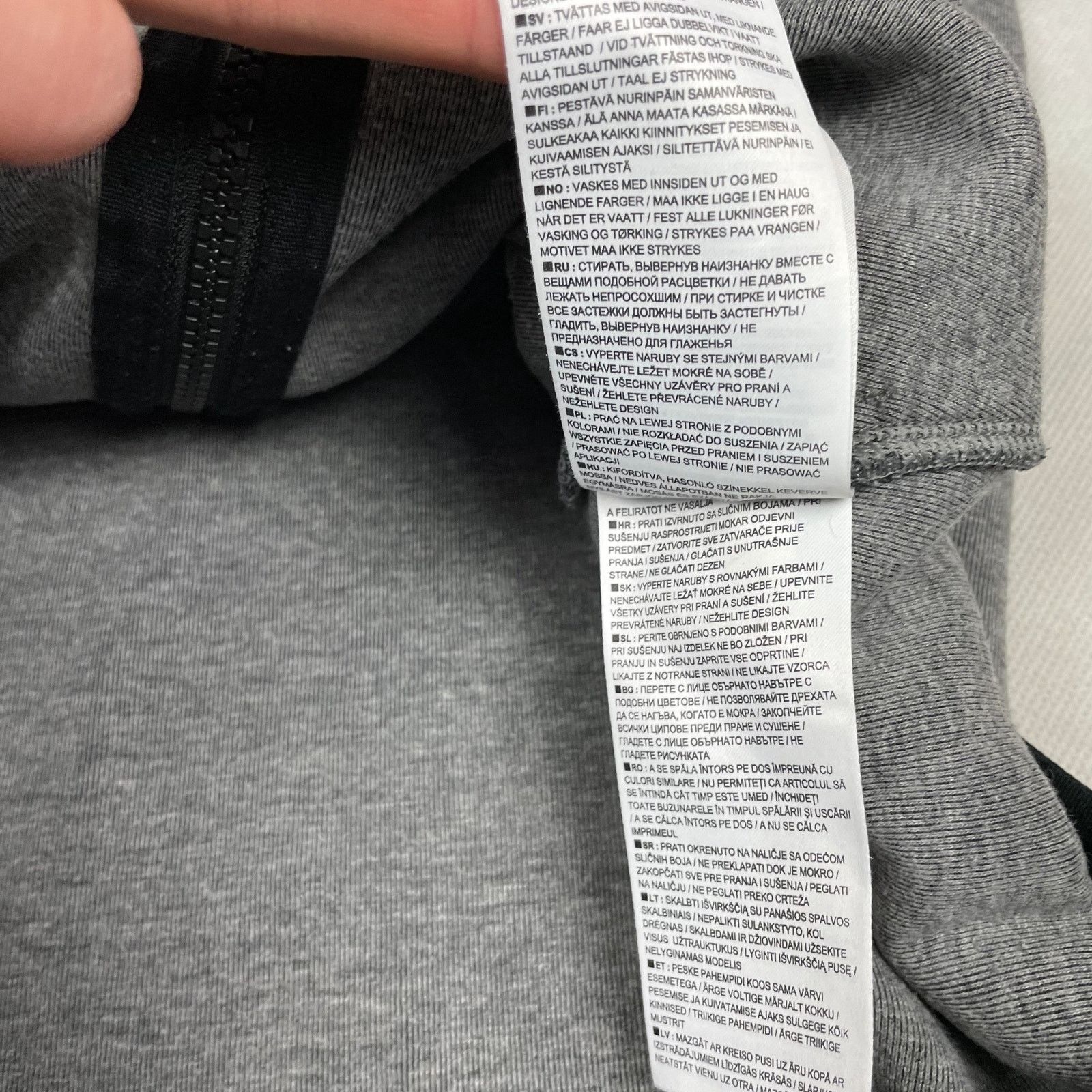 Nike Nike Tech Fleece Men's Gray Cotton Full Zip Hoodie Medium Size US M / EU 48-50 / 2 - 17 Thumbnail