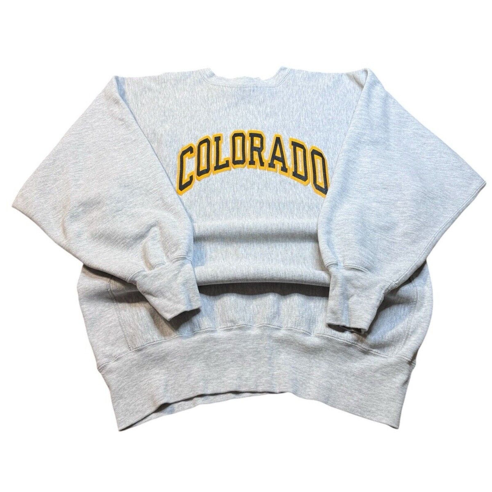 90s Champion リバースウィーブ XL「COLORADO」 Vintage Champion Colorado Reverse Weave Sweatshirt 90s XL | eBay