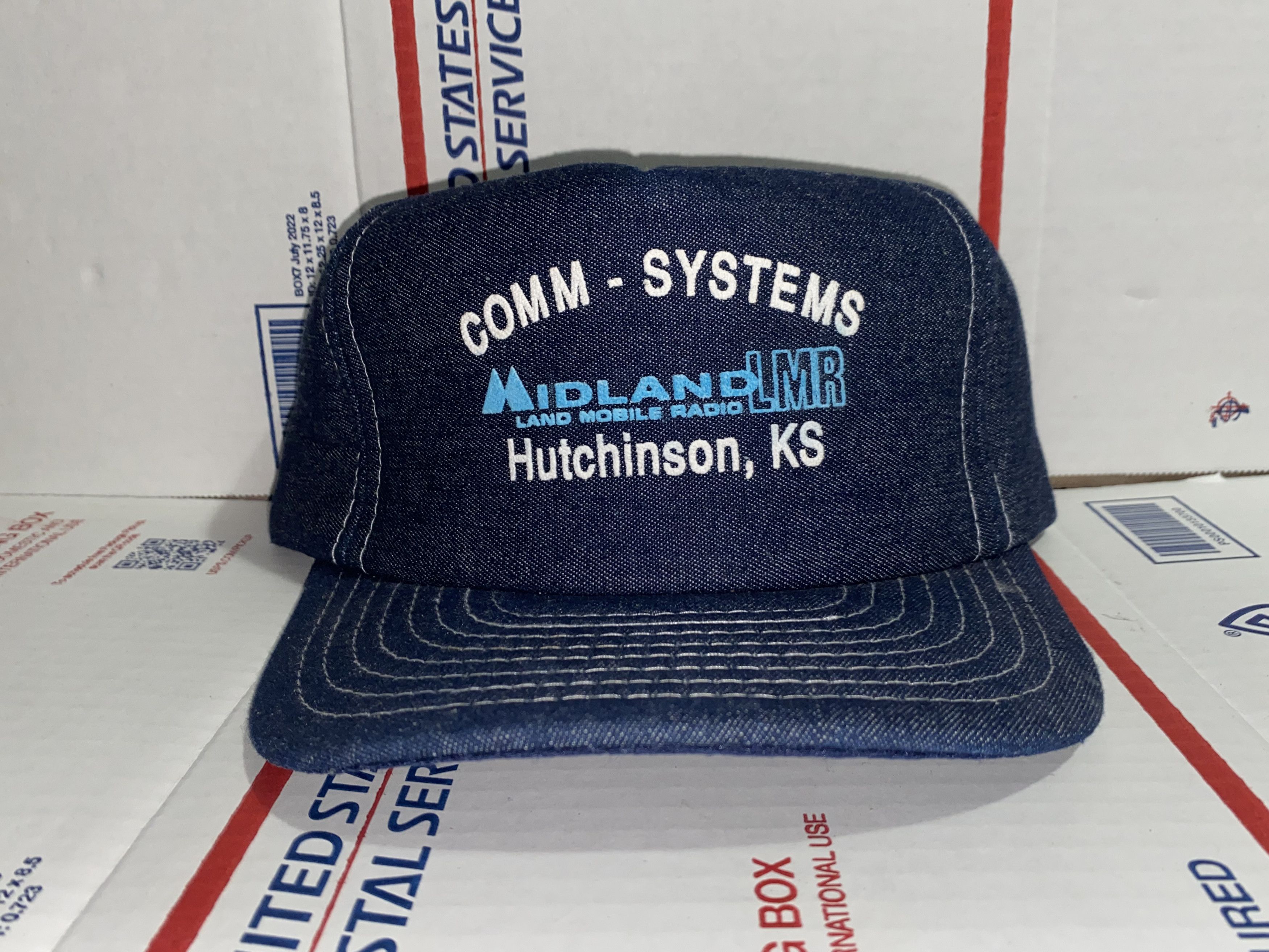 Vintage vtg FOAM Trucker Hat Cap Comm Systems Mid Land Mobile Radio Size ONE SIZE - 1 Thumbnail