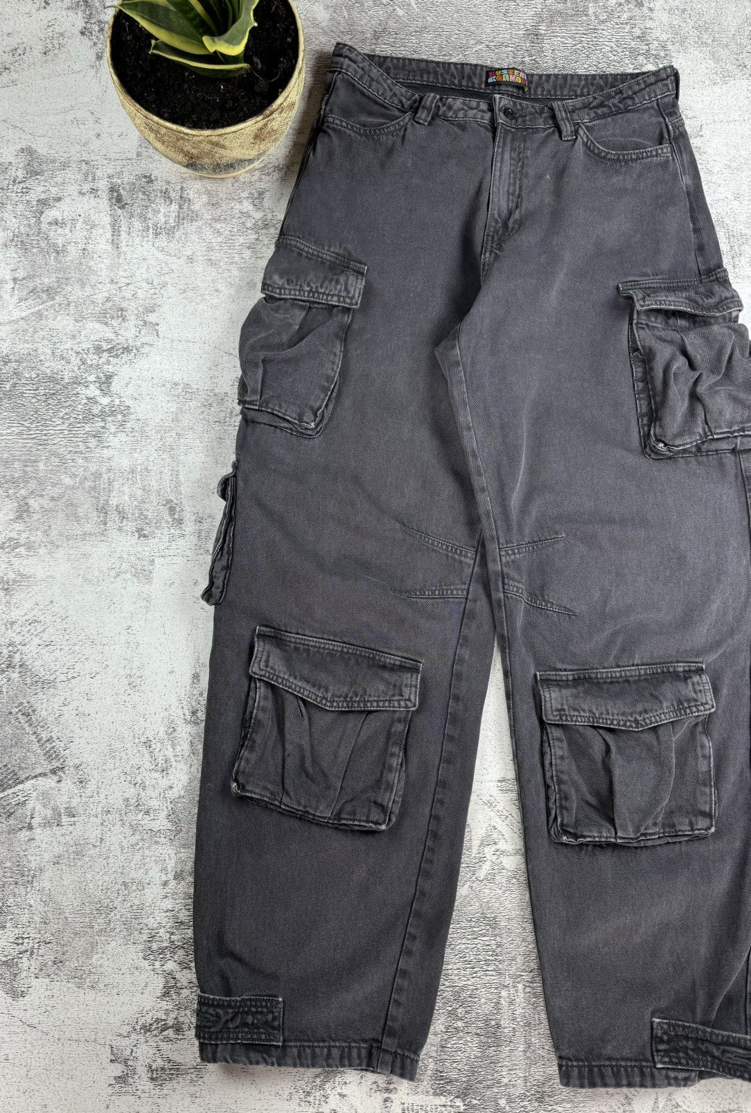 Hysteric Glamour HYSTERIC GLAMOUR Multipocket Archive Baggy Cargo Pants Jeans Size US 32 / EU 48 - 3 Thumbnail