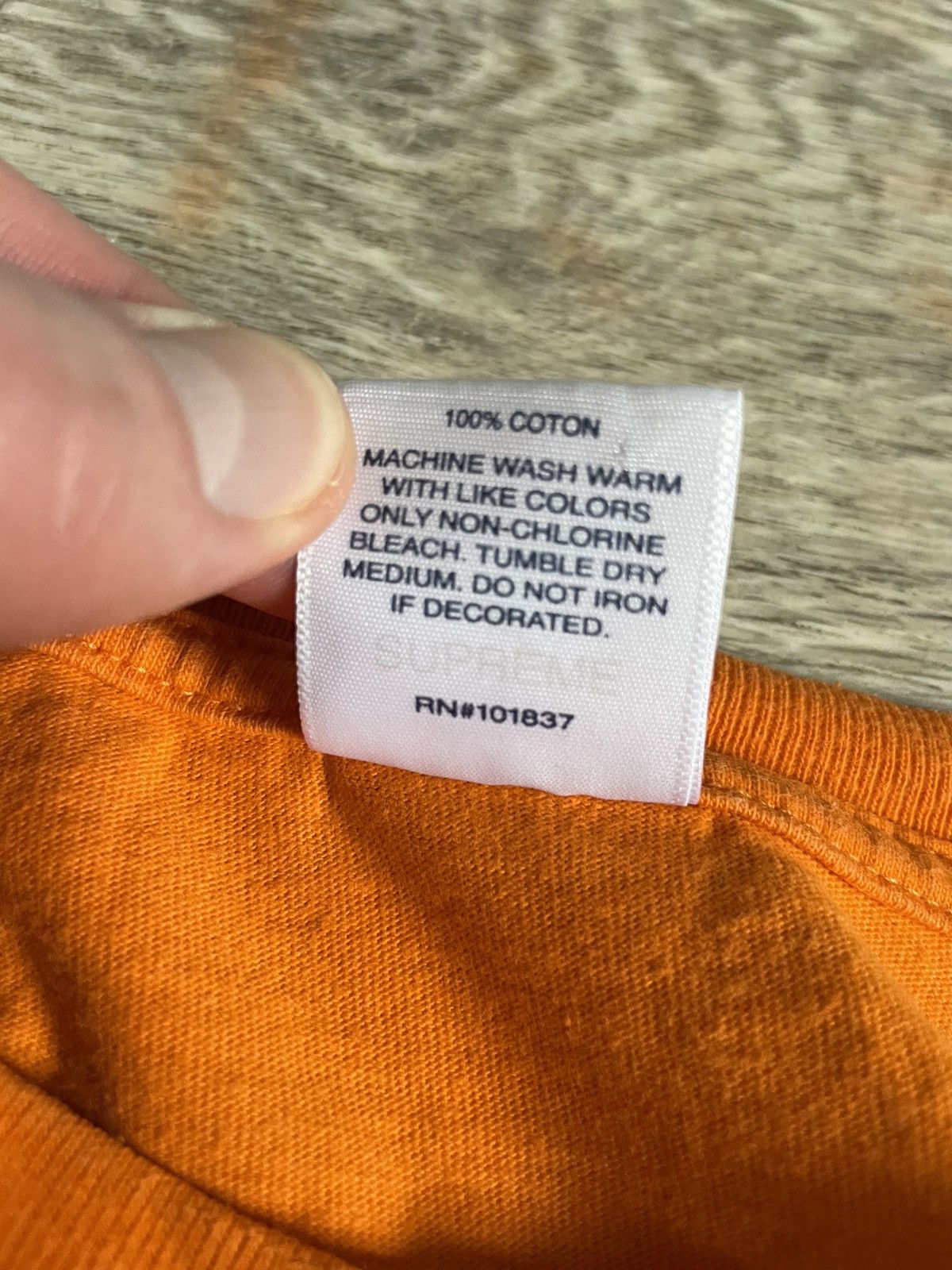 Supreme Supreme Blur T Shirt - Orange Size US XL / EU 56 / 4 - 10 Thumbnail
