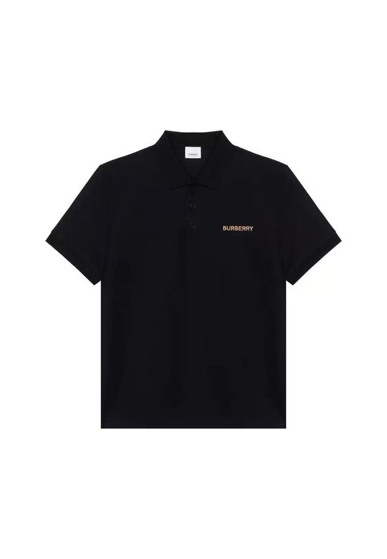 Burberry o1w1db10326 Hartford Polo Shirt in Black Size US XXL / EU 58 / 5 - 1 Thumbnail