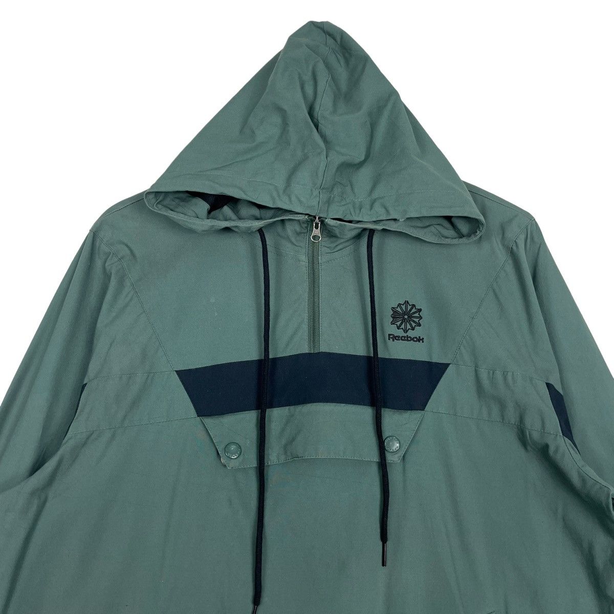 Reebok 💥REEBOK ANORAK OUTDOOR HOODIE PULLOVER Size US M / EU 48-50 / 2 - 2 Thumbnail